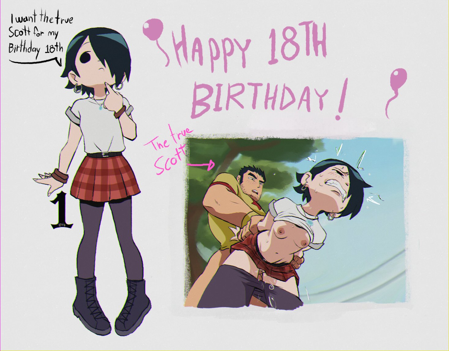 Knives Chau (Scott Pilgrim) Rule 34 Image