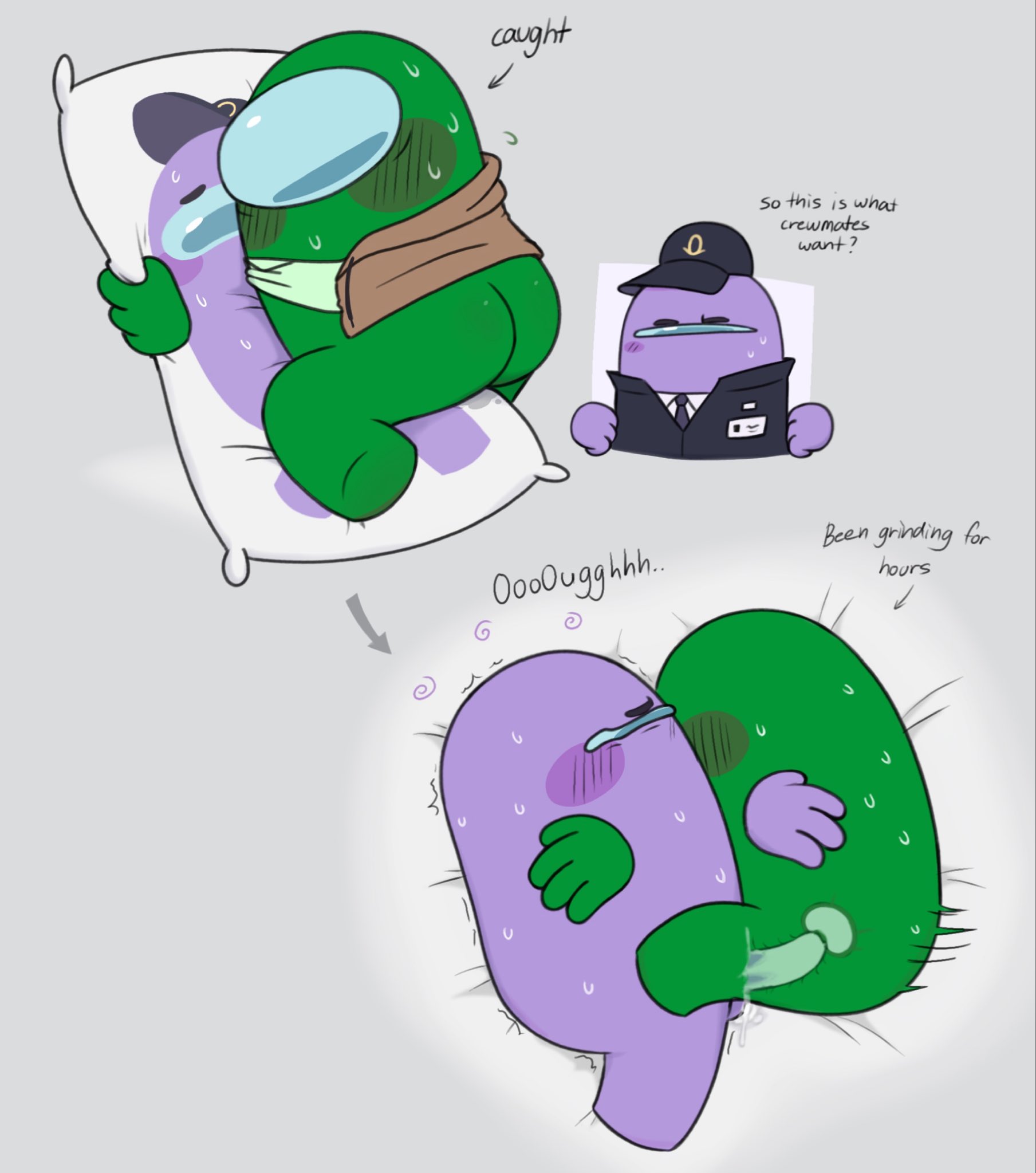 Green (Among Us) Rule 34 Image