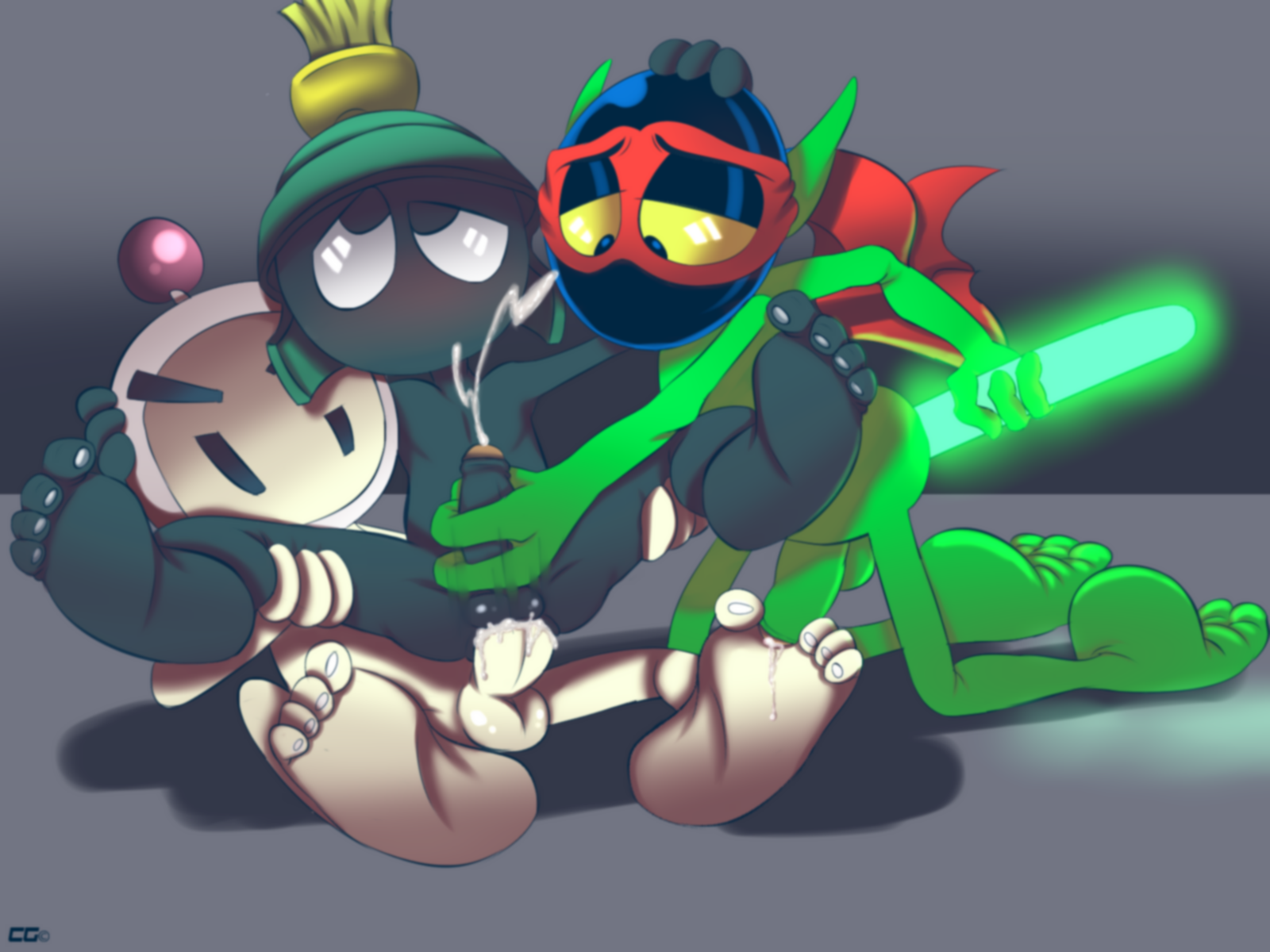 Marvin The Martian (Bomberman) Rule 34 Image