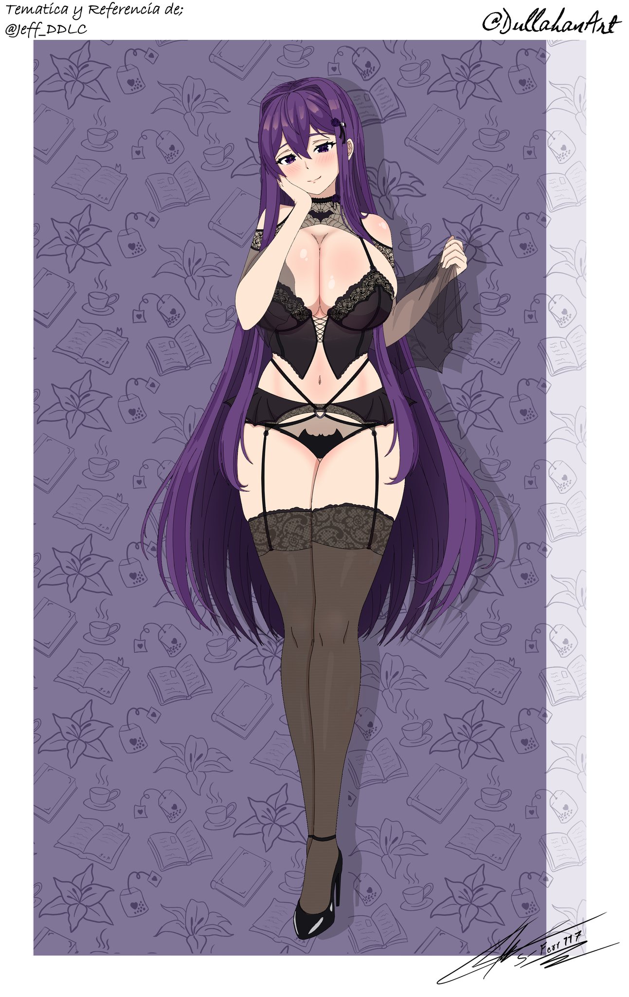 Yuri (Doki Doki Literature Club) Rule 34 Image