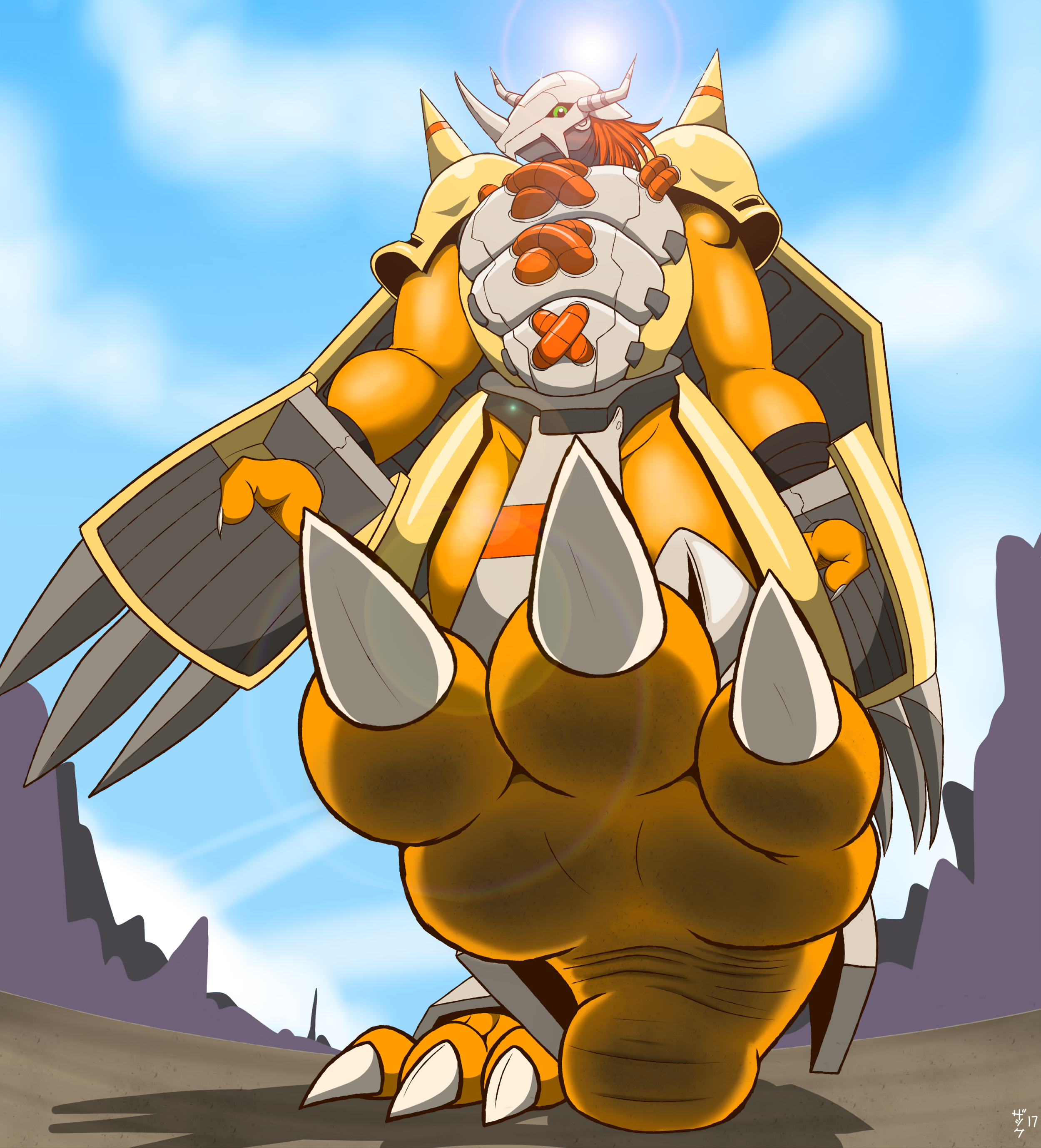 Wargreymon (Digimon) Rule 34 Image