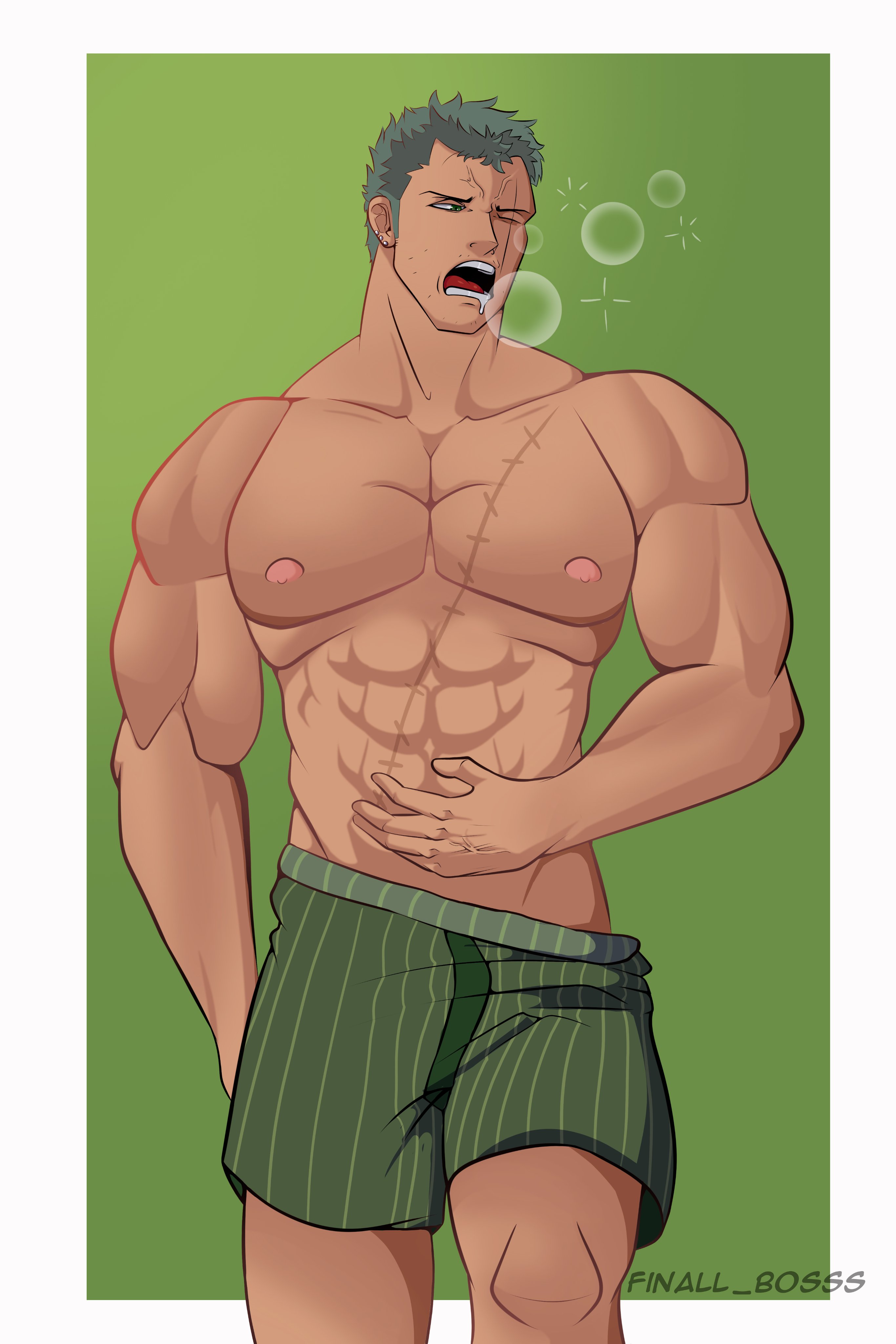 Roronoa Zoro (One Piece) Rule 34 Image