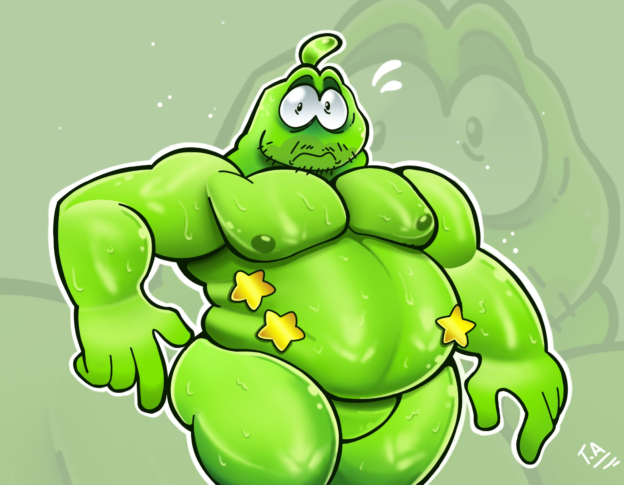 Om Nom (Cut The Rope) Rule 34 Image
