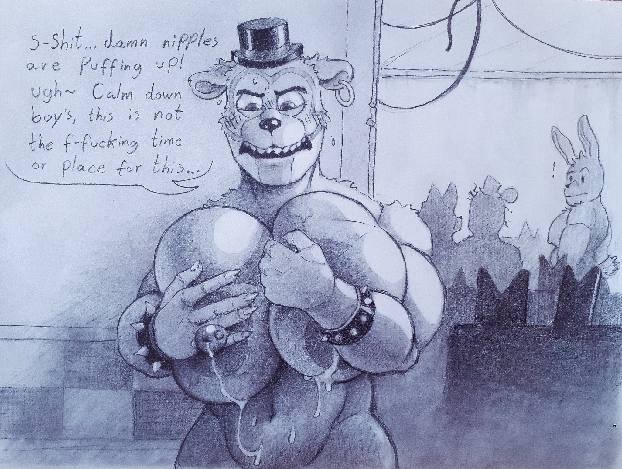 Glamrock Bonnie (Fnaf) Rule 34 Image