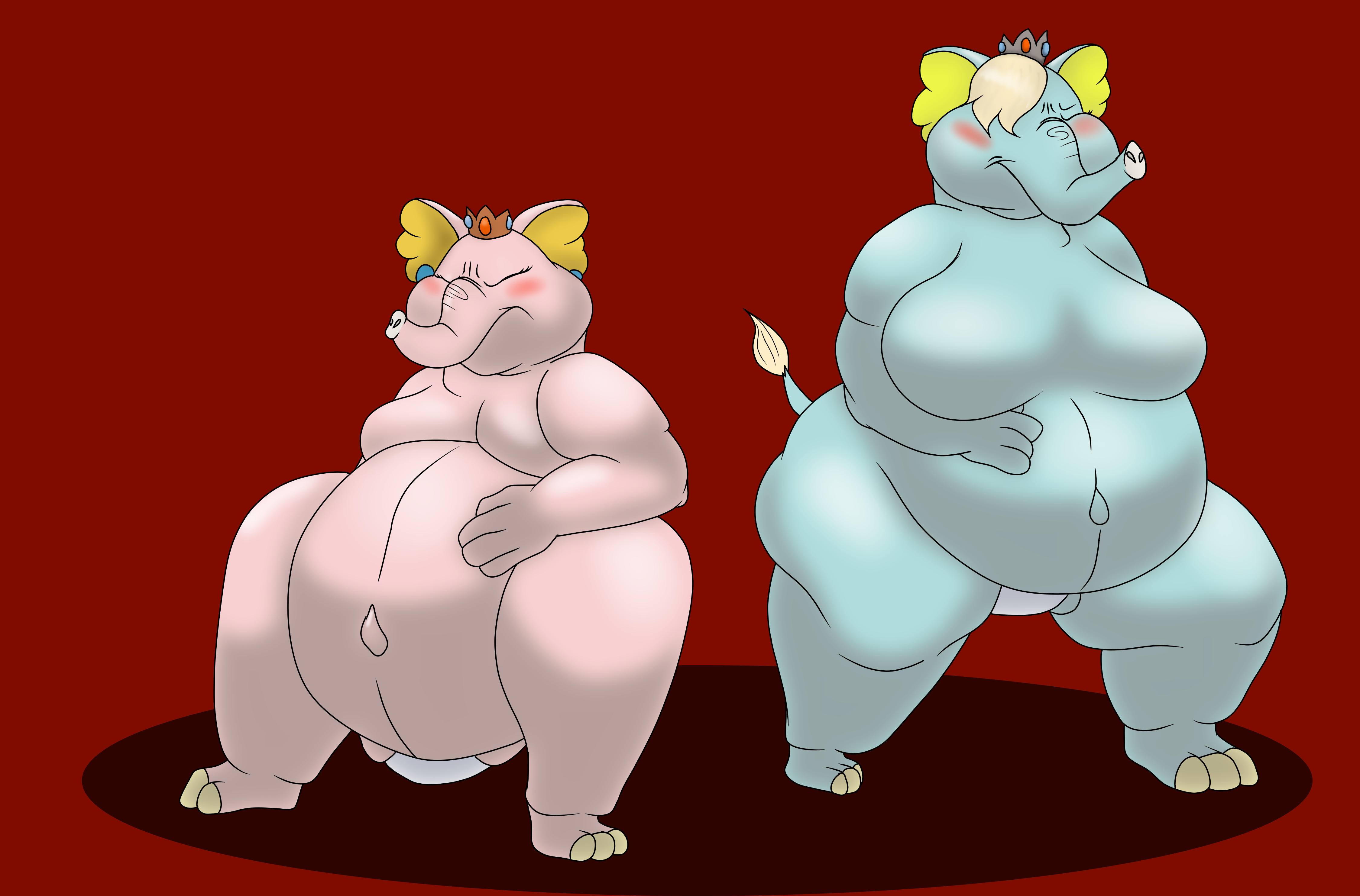 Elephant Peach (Elephant Rosalina) Rule 34 Image