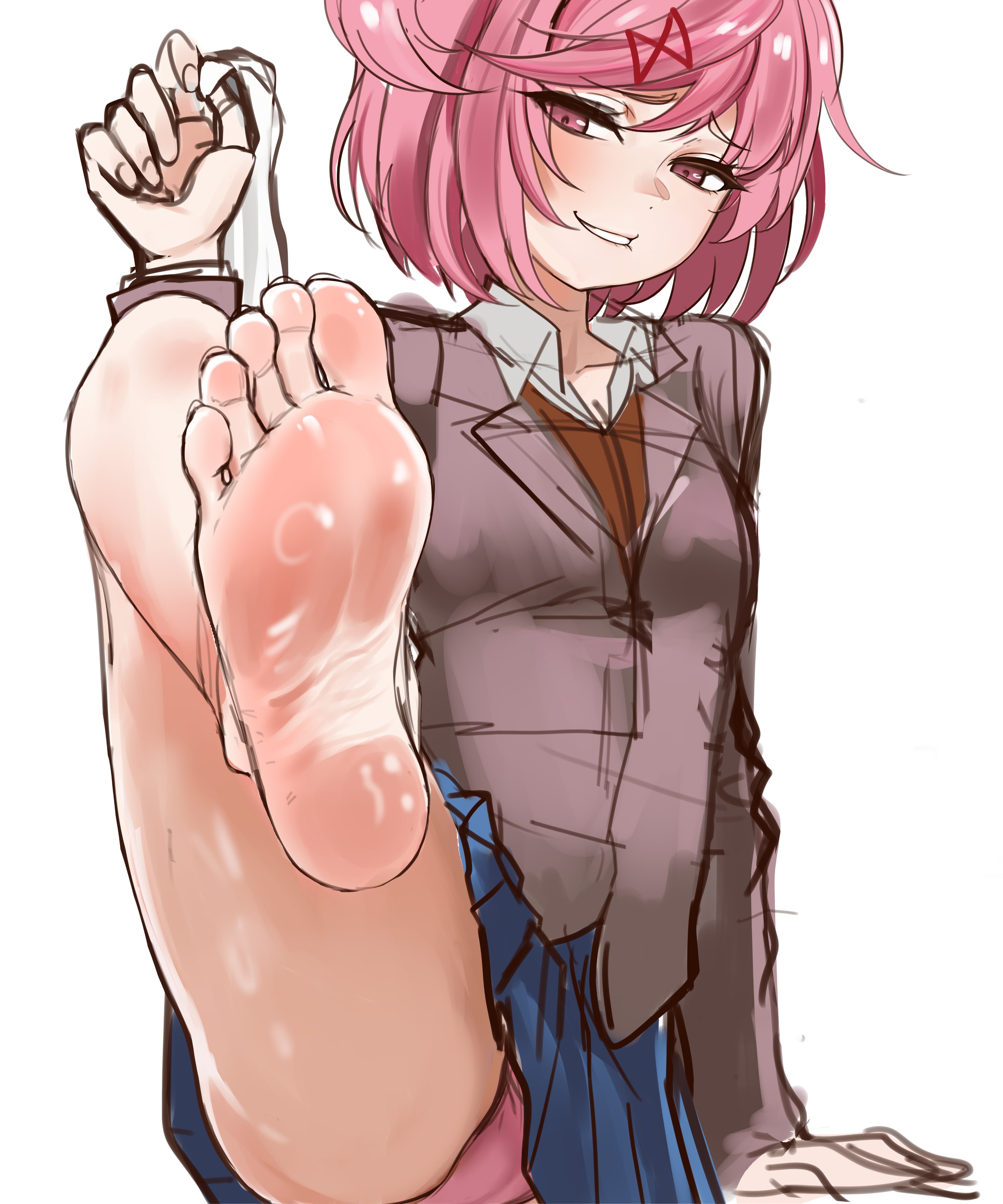 Natsuki (Doki Doki Literature Club) Rule 34 Image
