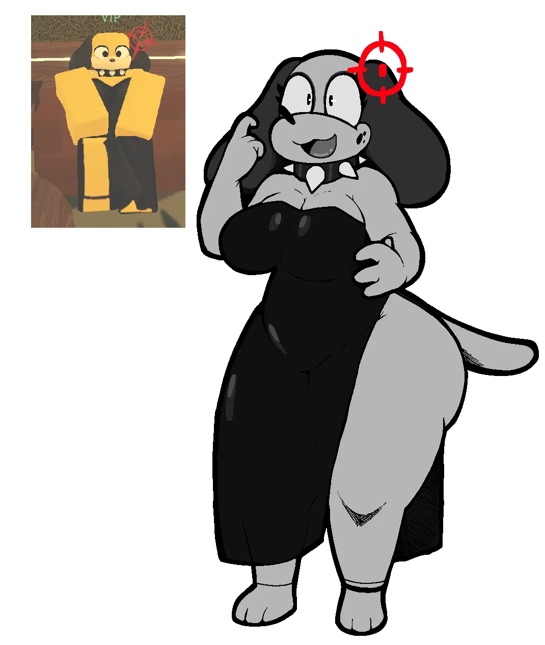 Huntress (Lewdewott) Rule 34 Image