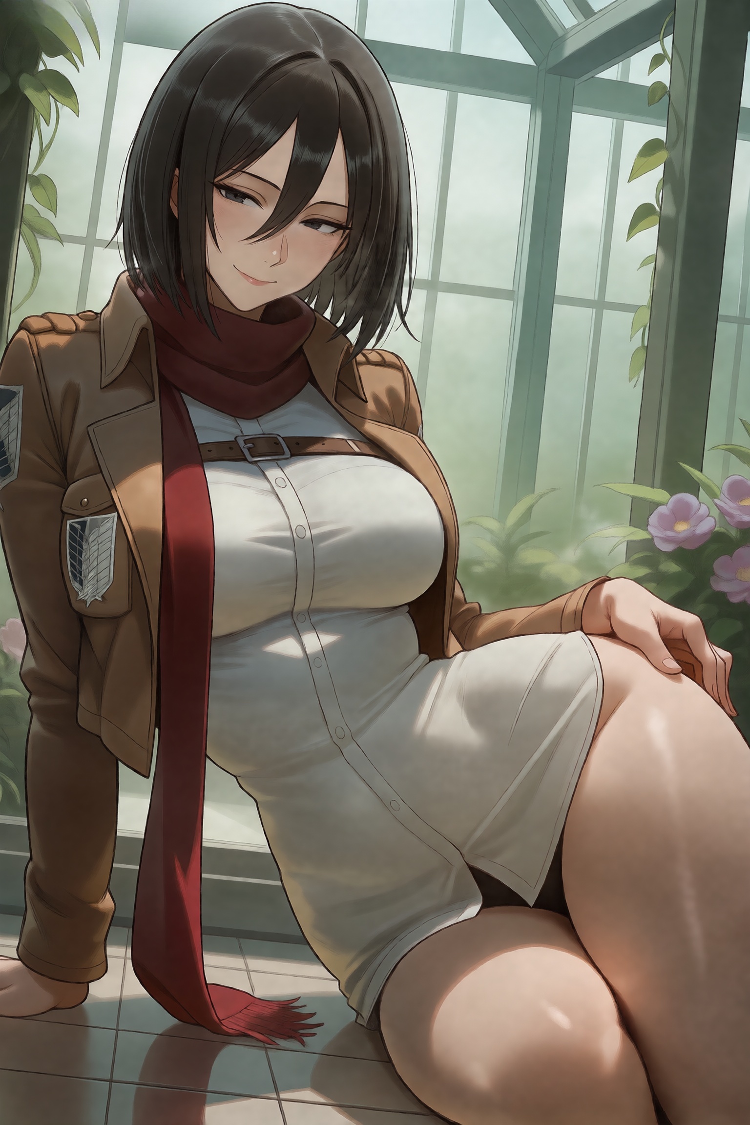 Mikasa Ackerman (Attack On Titan) Rule 34 Image