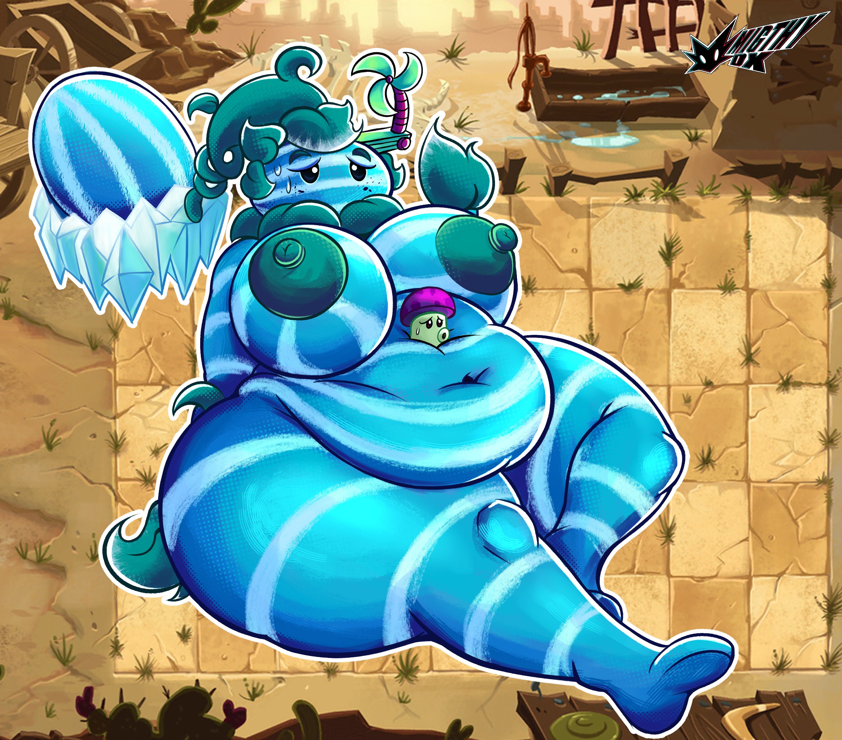 Puff-Shroom (Pvz) Rule 34 Image