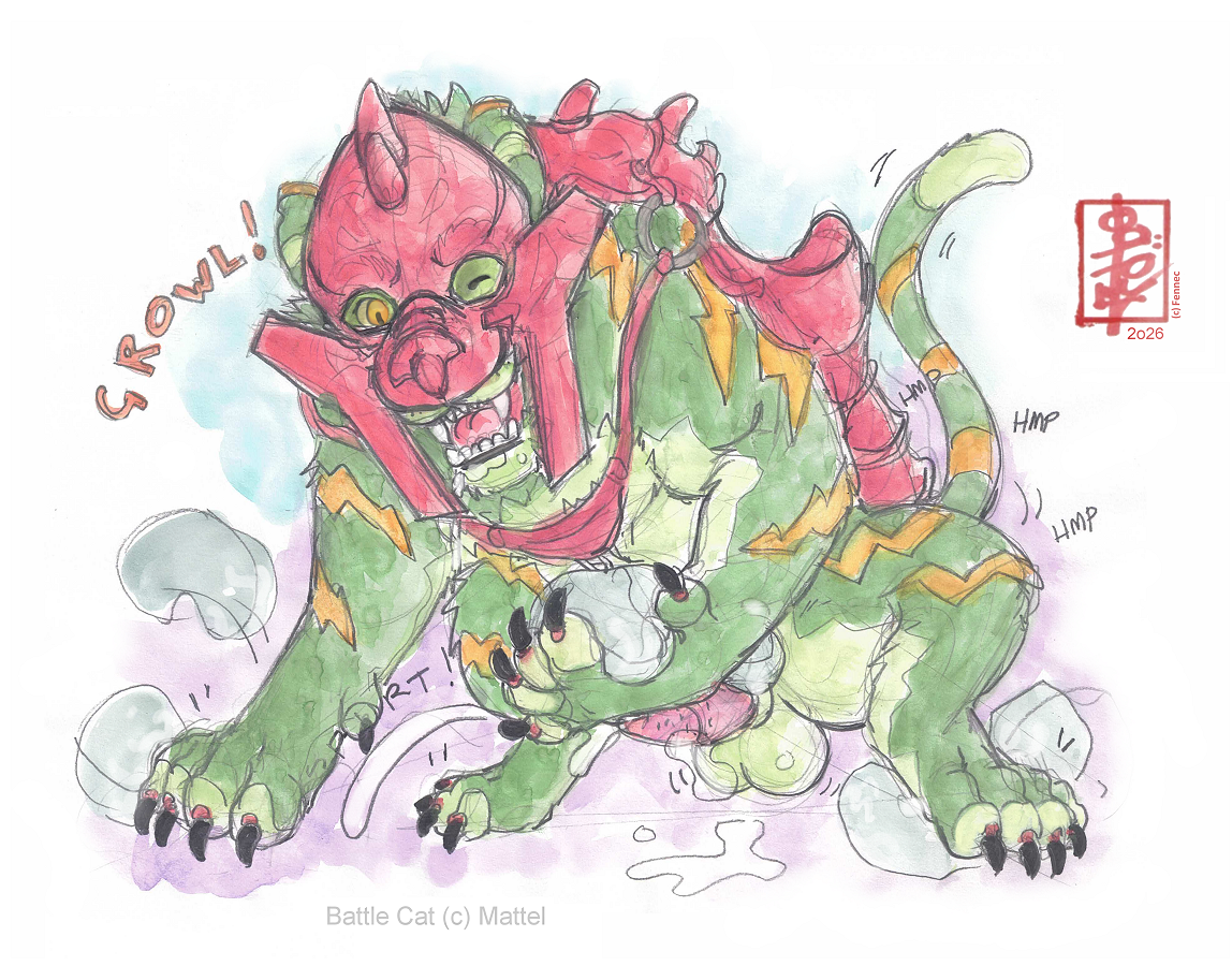 Battle Cat (Cringer) Rule 34 Image