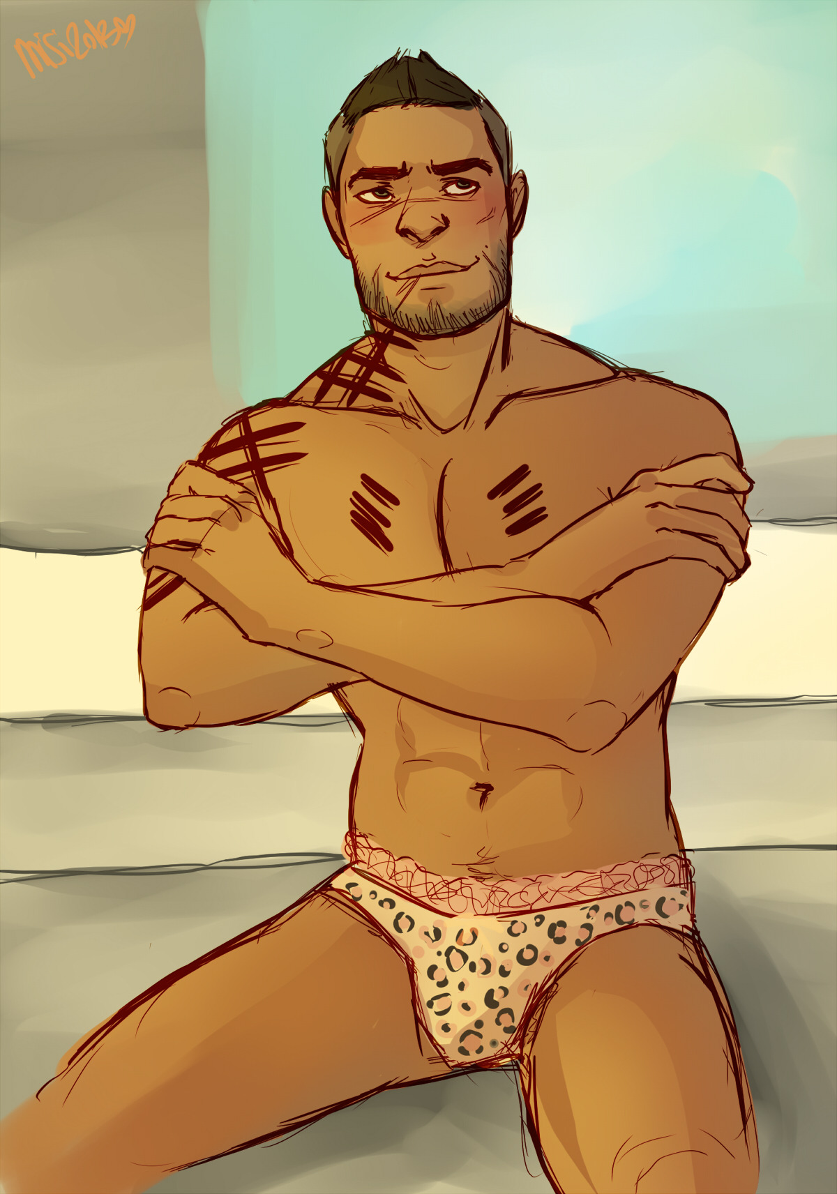 James Vega (Mass Effect) Rule 34 Image