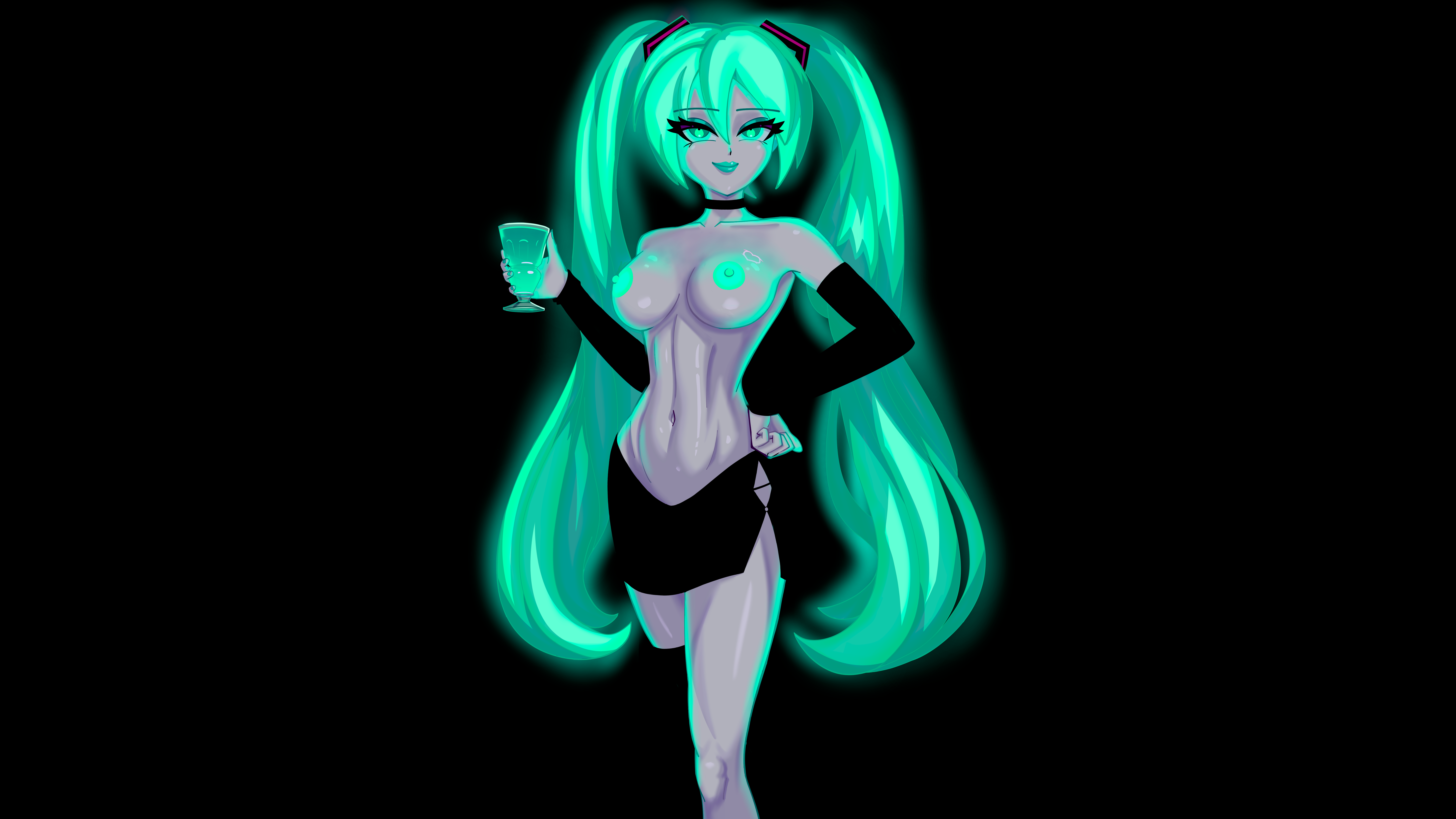 Hatsune Miku (Vocaloid) Rule 34 Image
