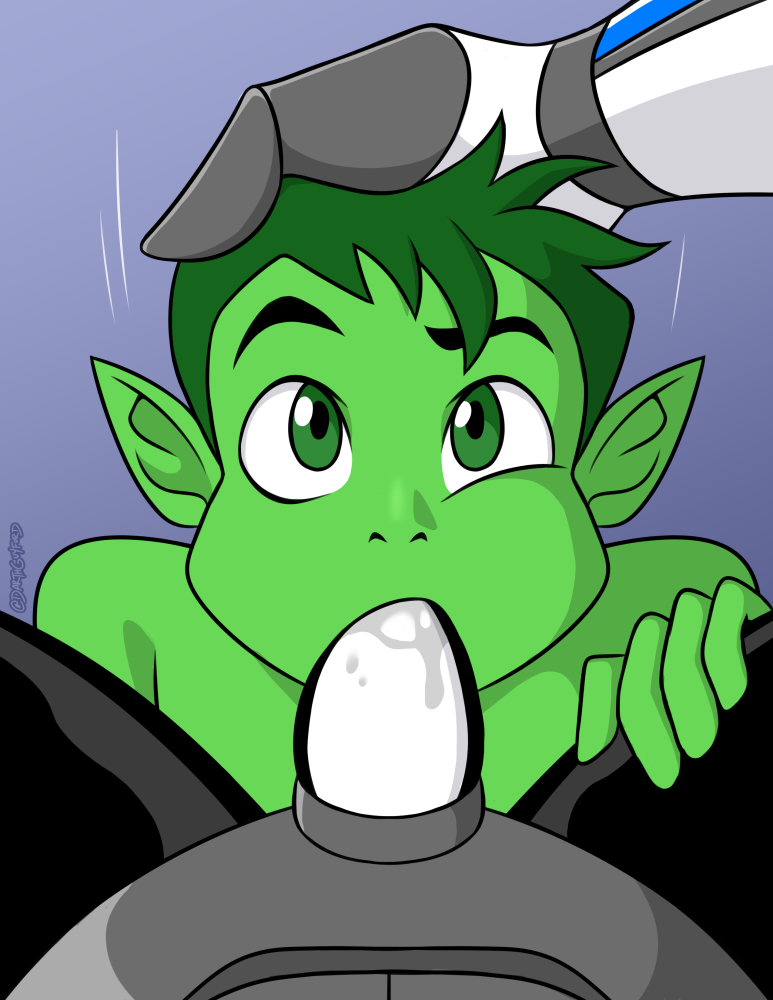 Beast Boy (Cyborg (Teen Titans)) Rule 34 Image