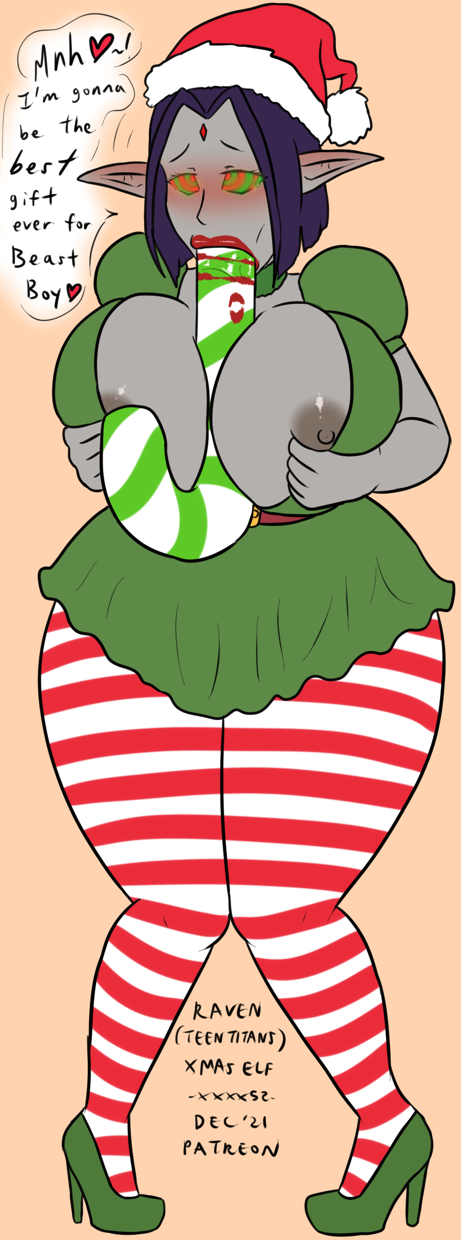 Christmas Elf (Christmas) Rule 34 Image
