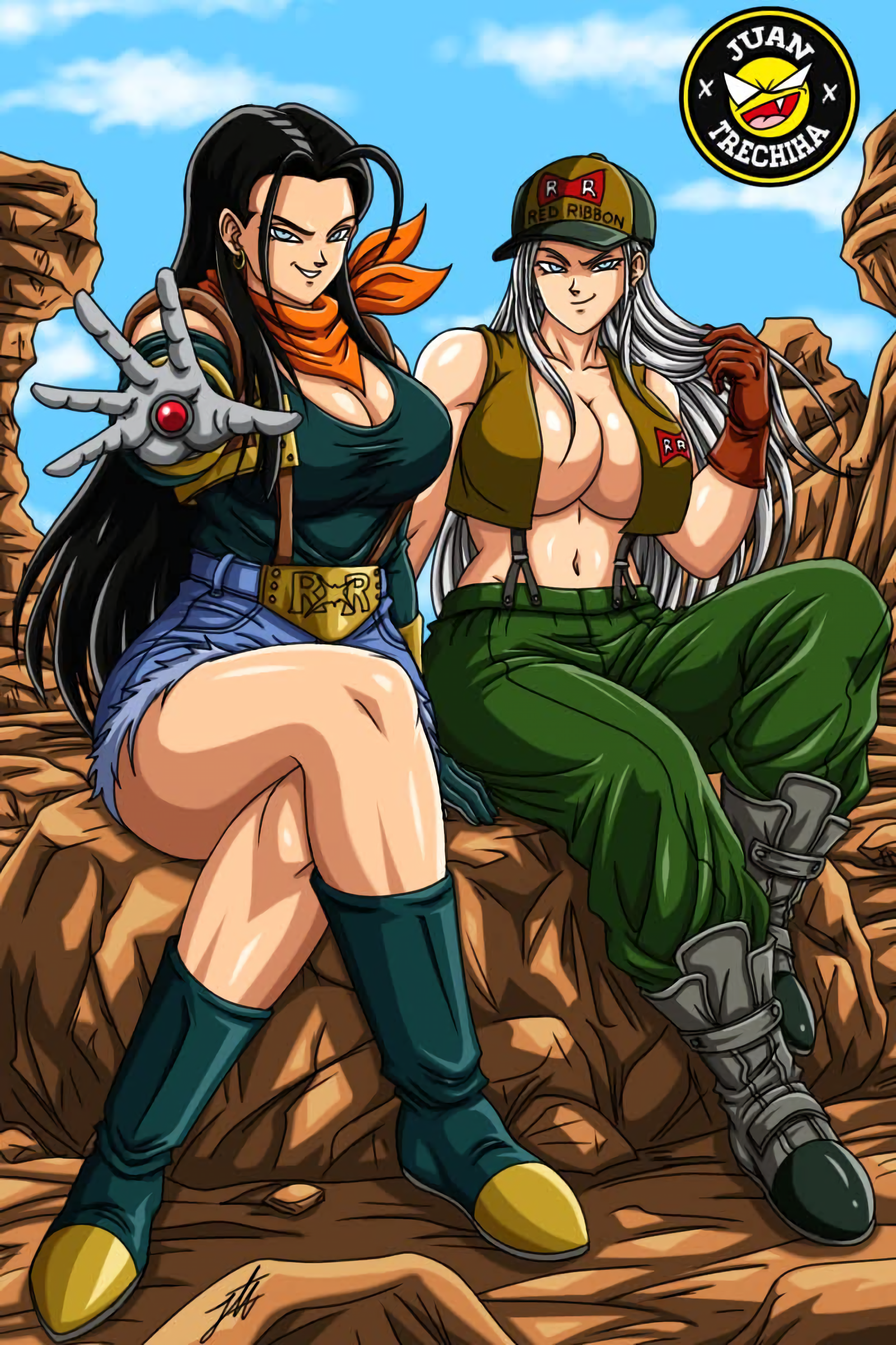 Red Ribbon Army (Android 13) Rule 34 Image