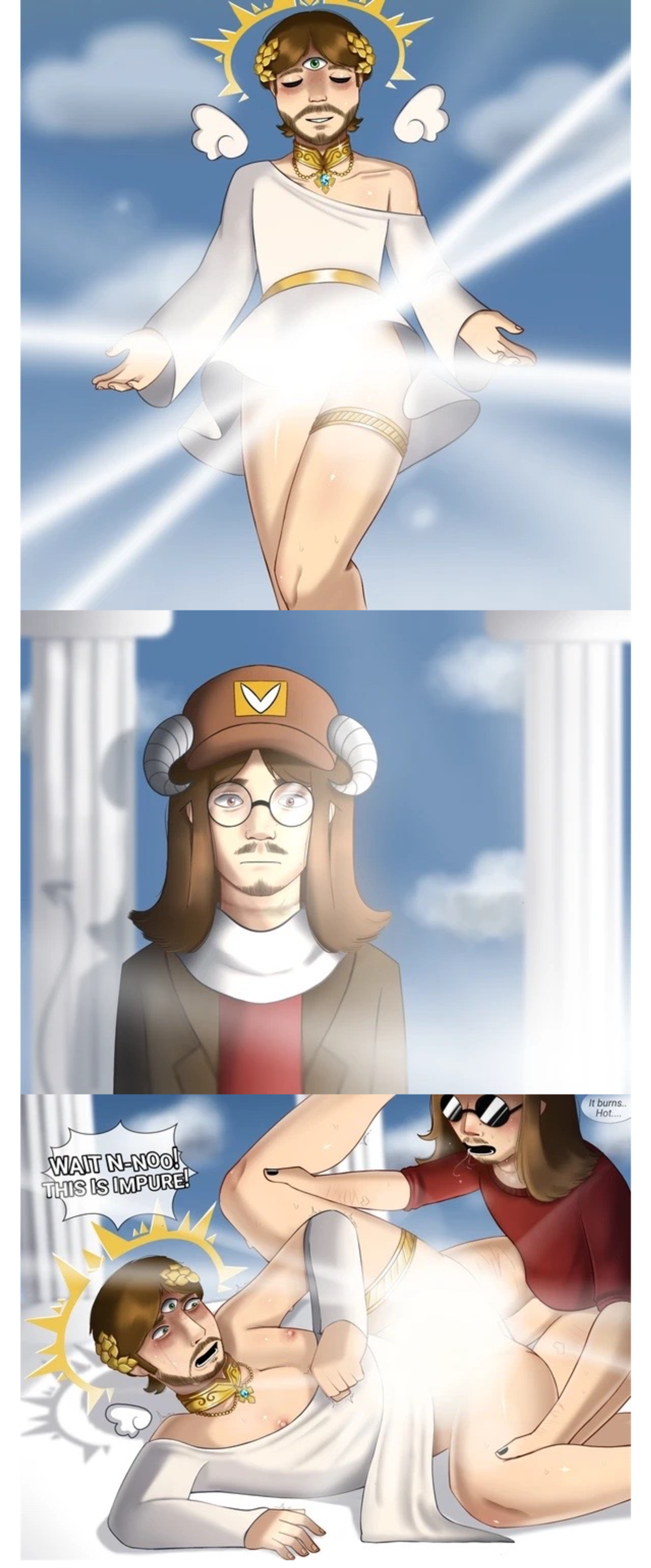 Biblically Accurate Angel (Vinesauce) Rule 34 Image