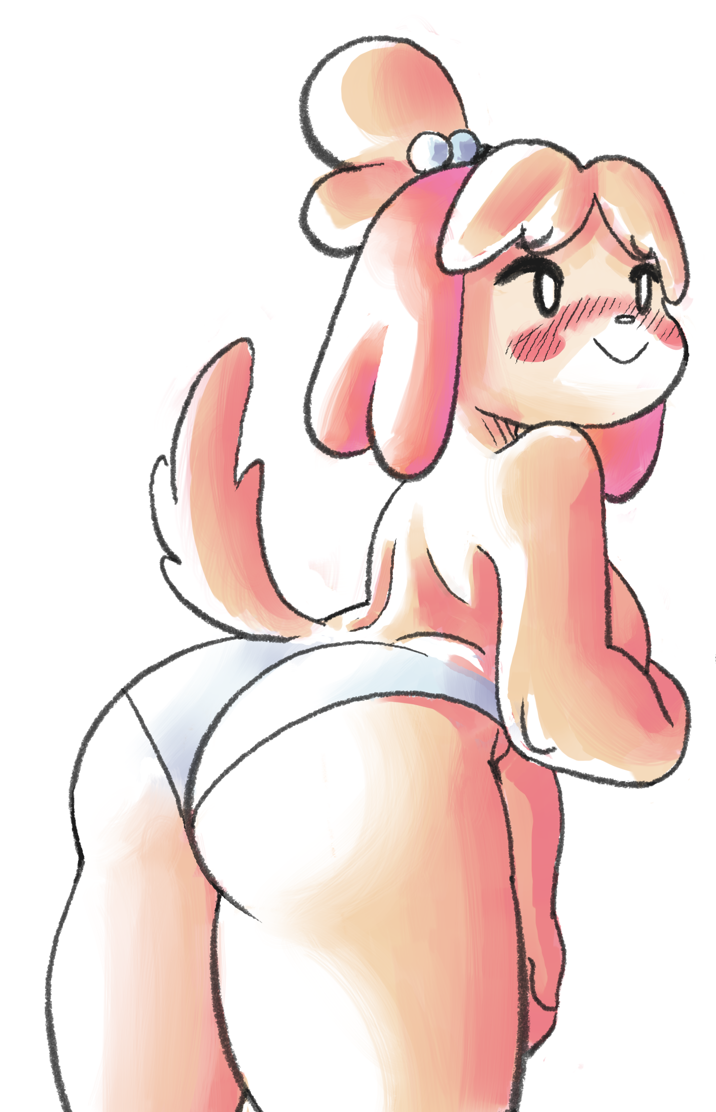 Isabelle (Animal Crossing) Rule 34 Image