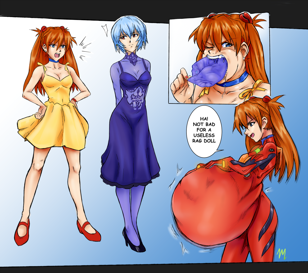 Asuka Langley Sohryu Rule 34 Image