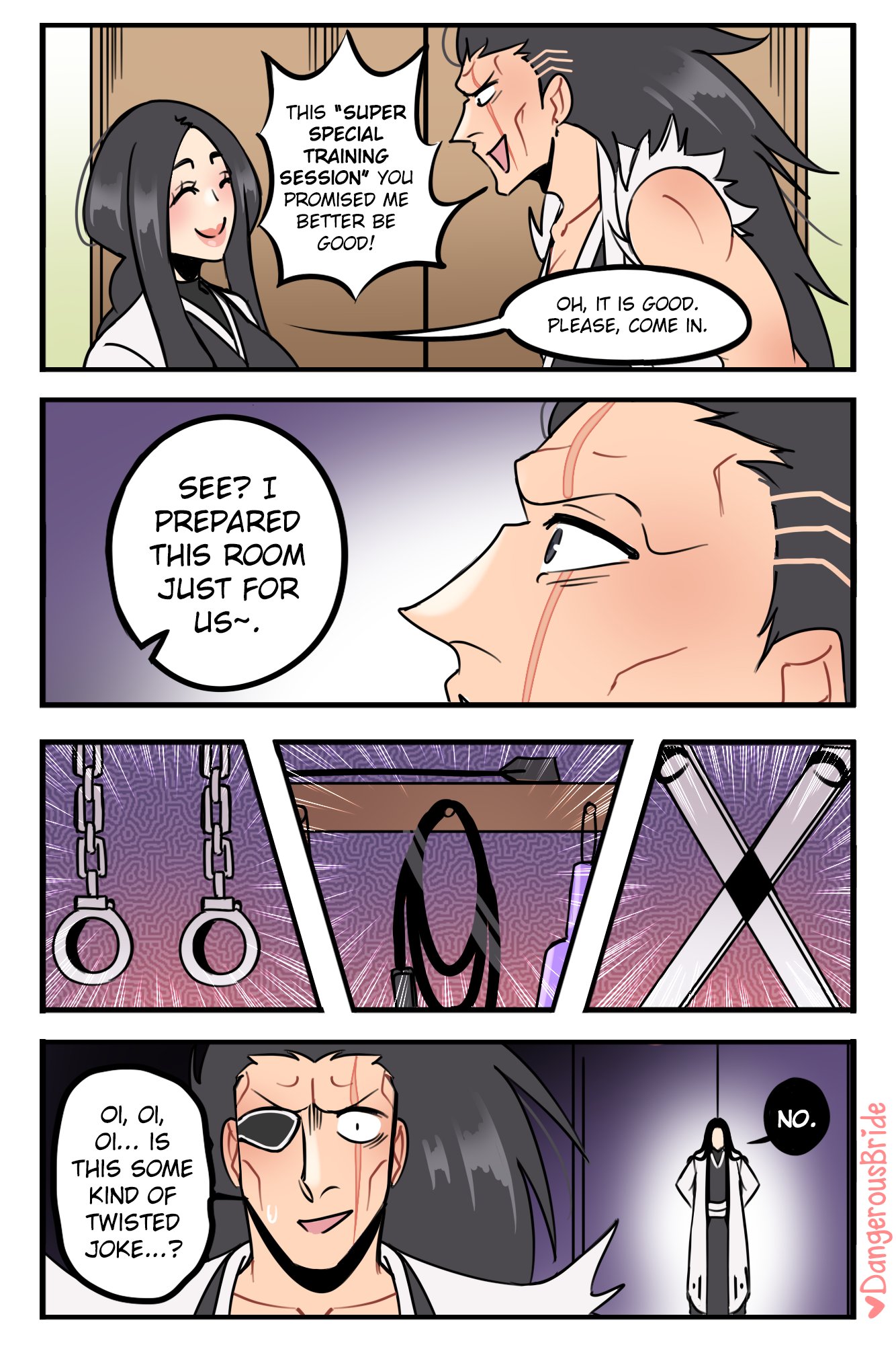 Kenpachi Zaraki (Bleach) Rule 34 Image