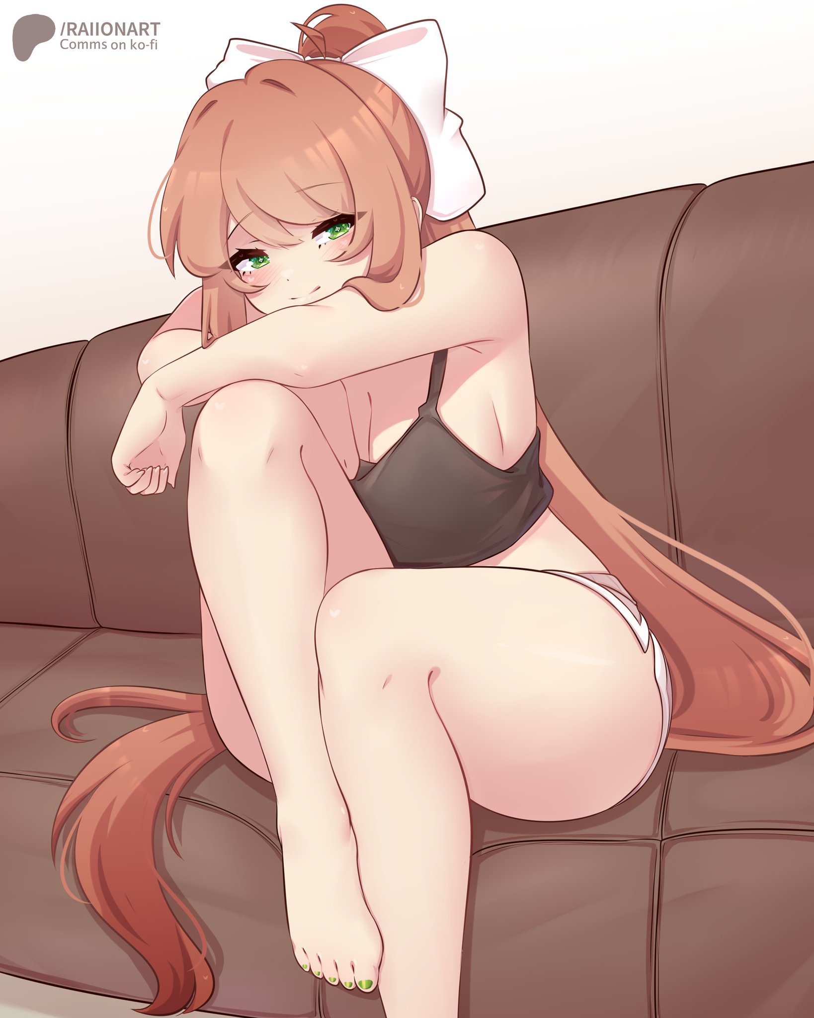 Monika (Doki Doki Literature Club) Rule 34 Image