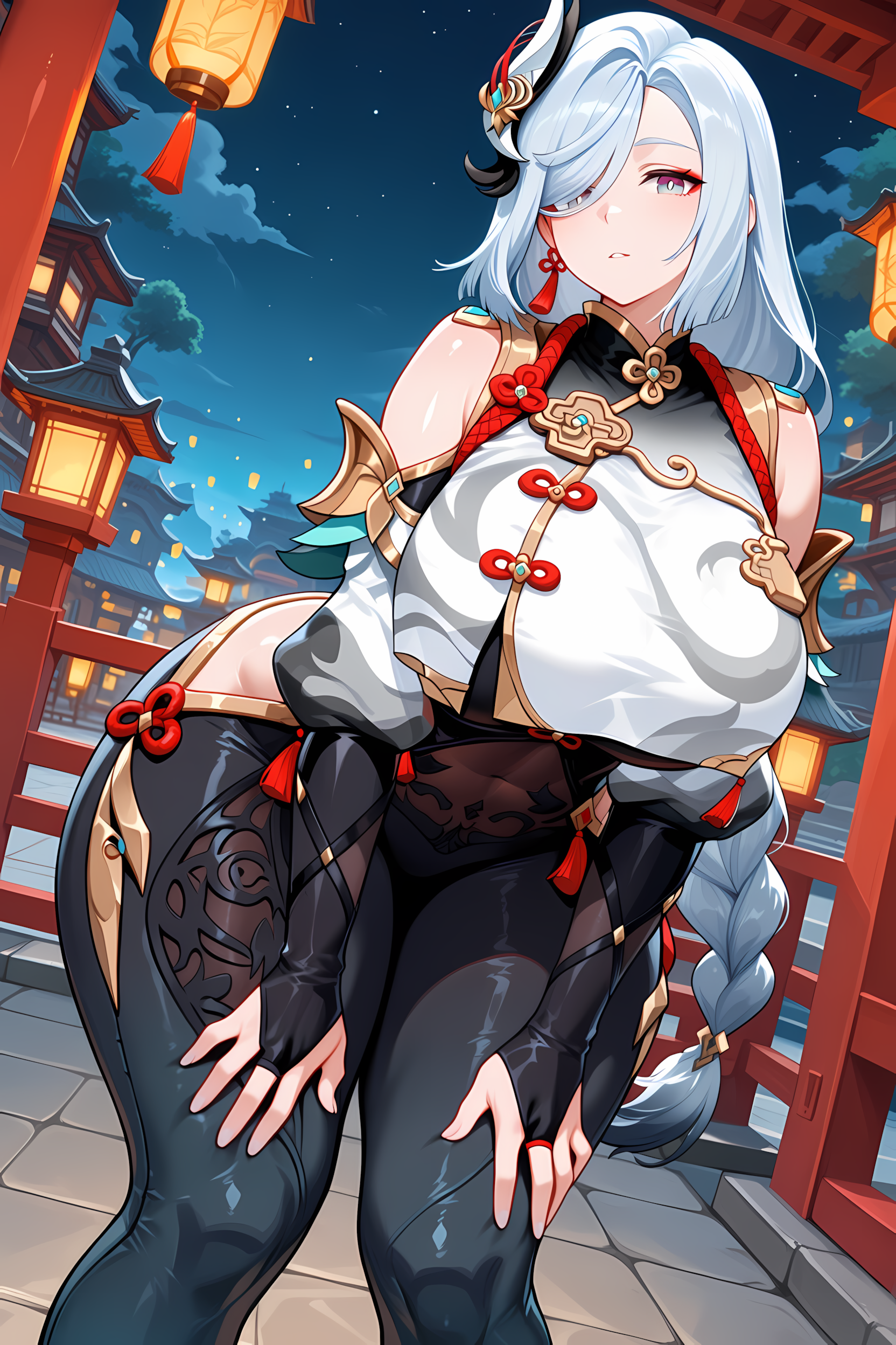 Shenhe (Genshin Impact) Rule 34 Image