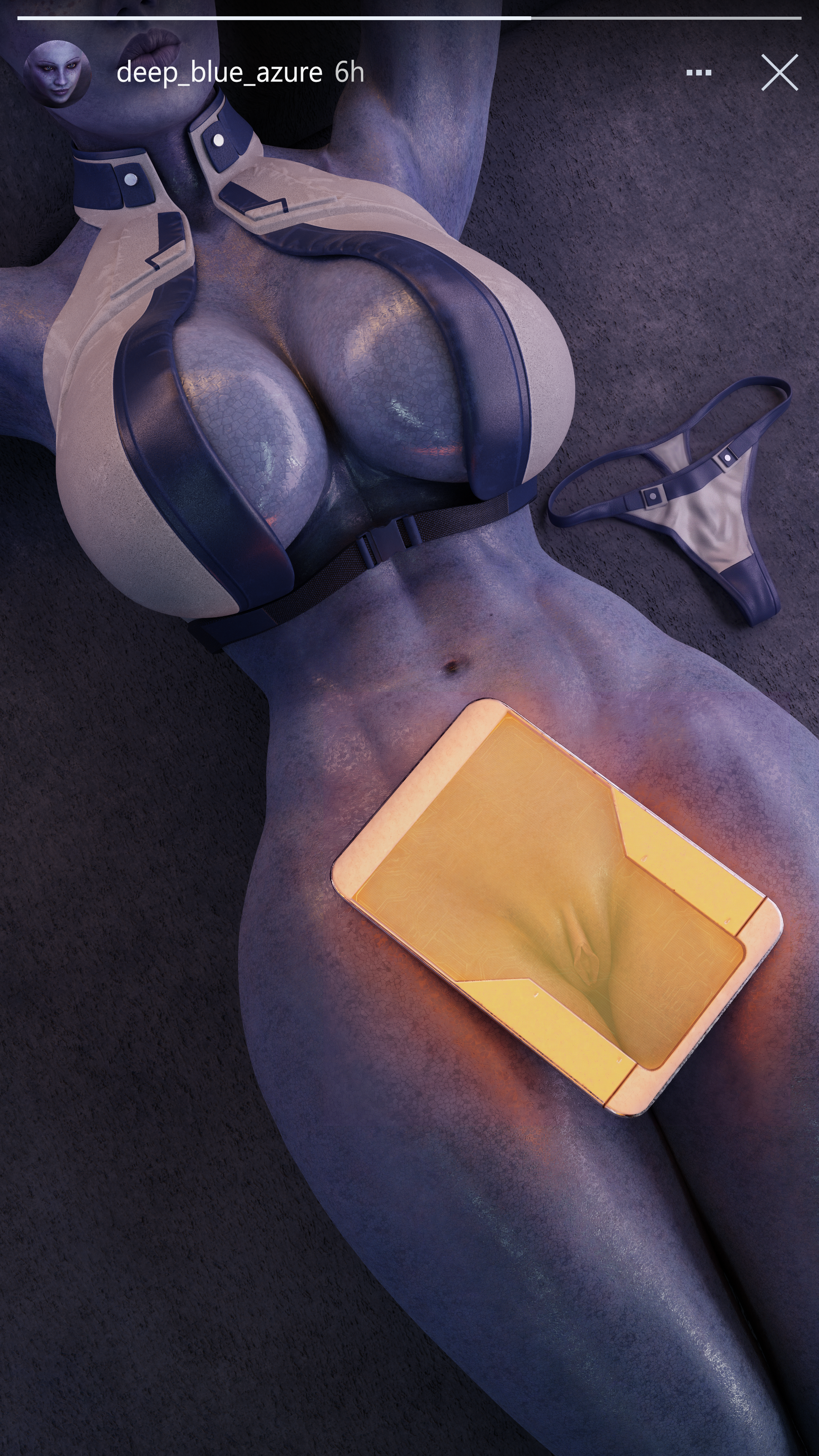 Asari (Bioware) Rule 34 Image