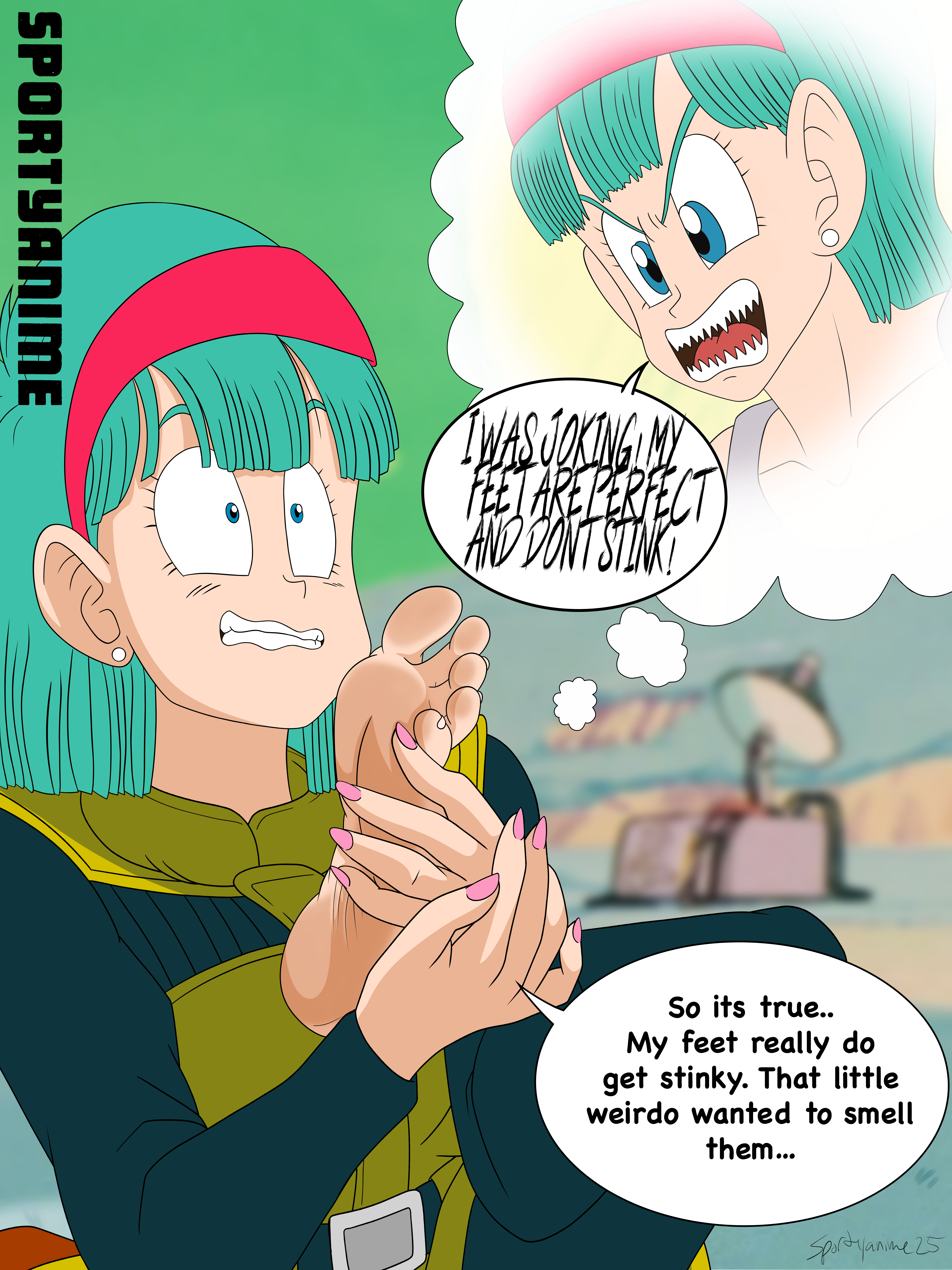 Bulma Briefs (Dragon Ball) Rule 34 Image