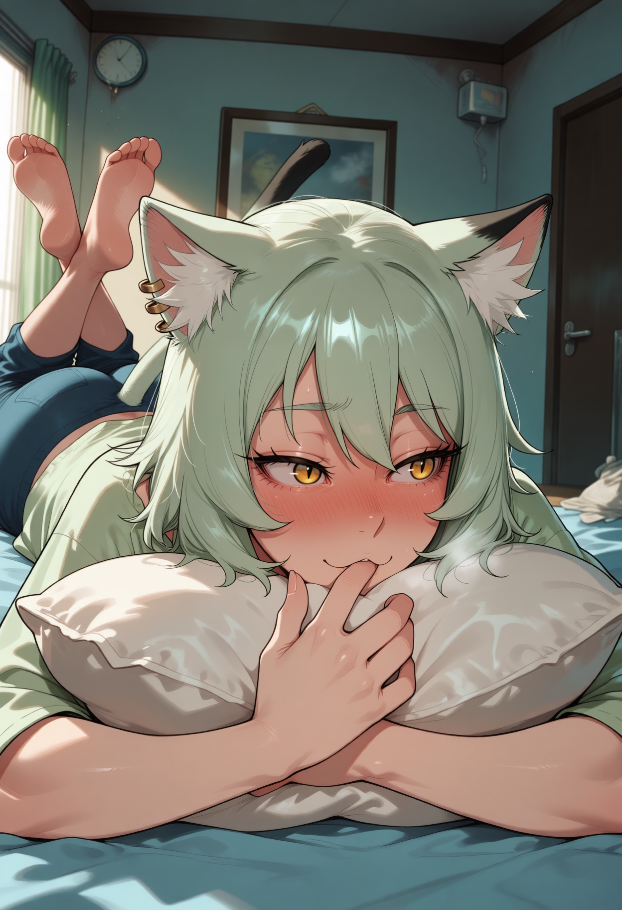 Satou Yaniko (Chainsmoker Cat) Rule 34 Image