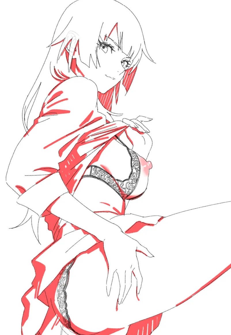 Senjougahara Hitagi (Bakemonogatari) Rule 34 Image