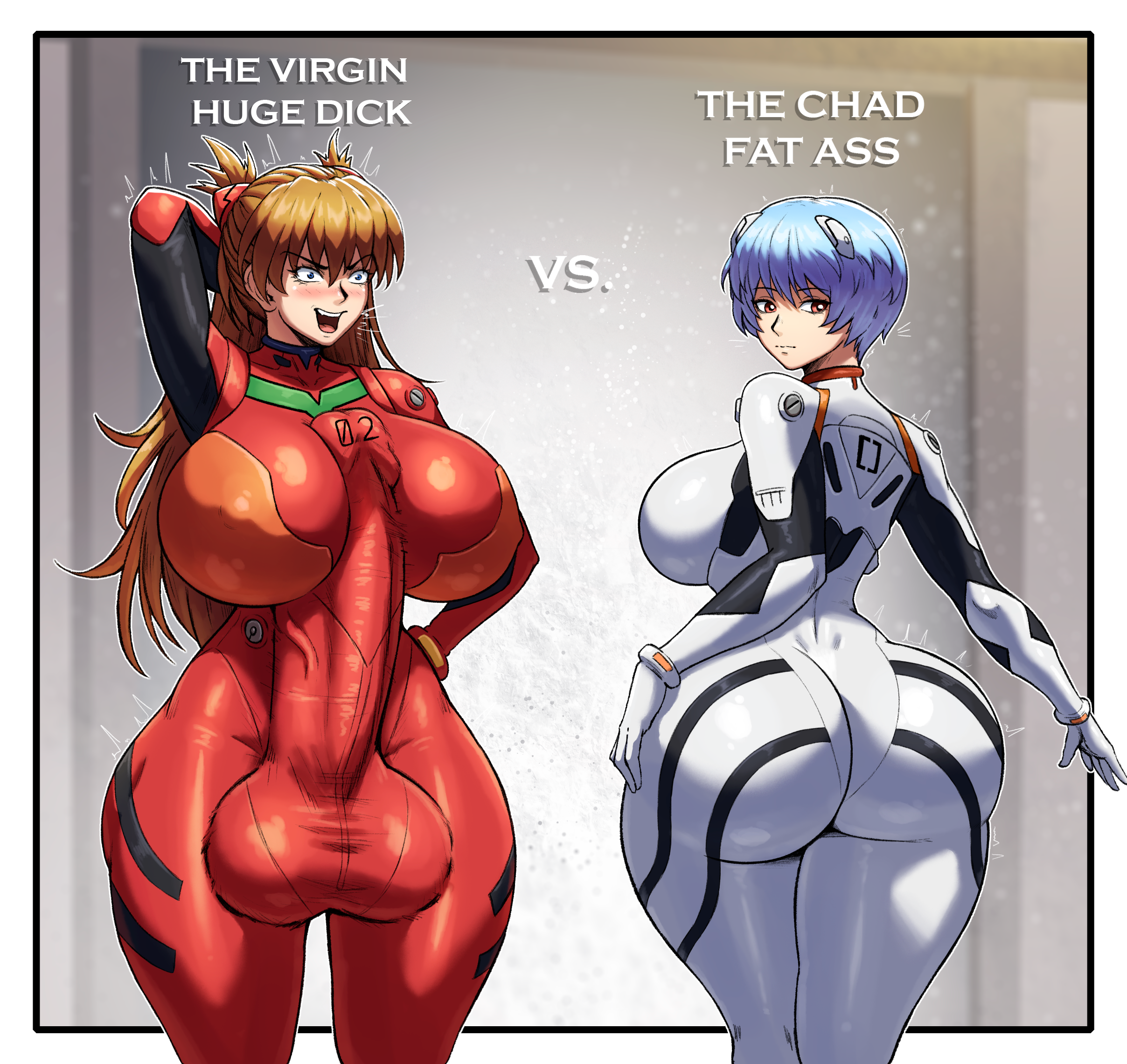 Asuka Langley Sohryu (Neon Genesis Evangelion) Rule 34 Image