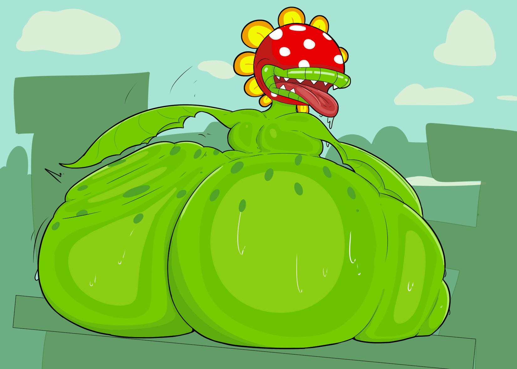 Petey Piranha (Mario (Series)) Rule 34 Image
