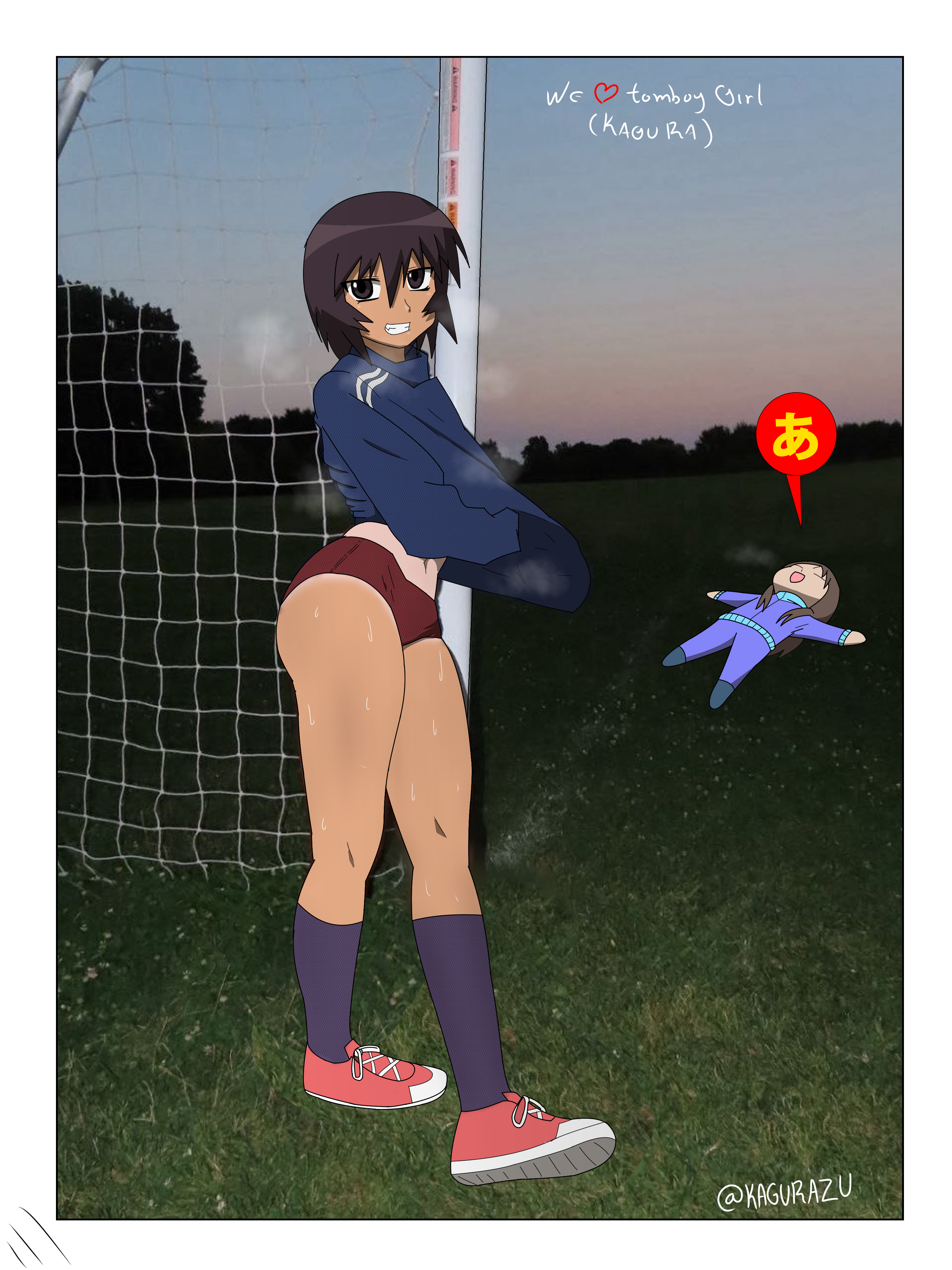 Kagura (Azumanga Daiou) Rule 34 Image
