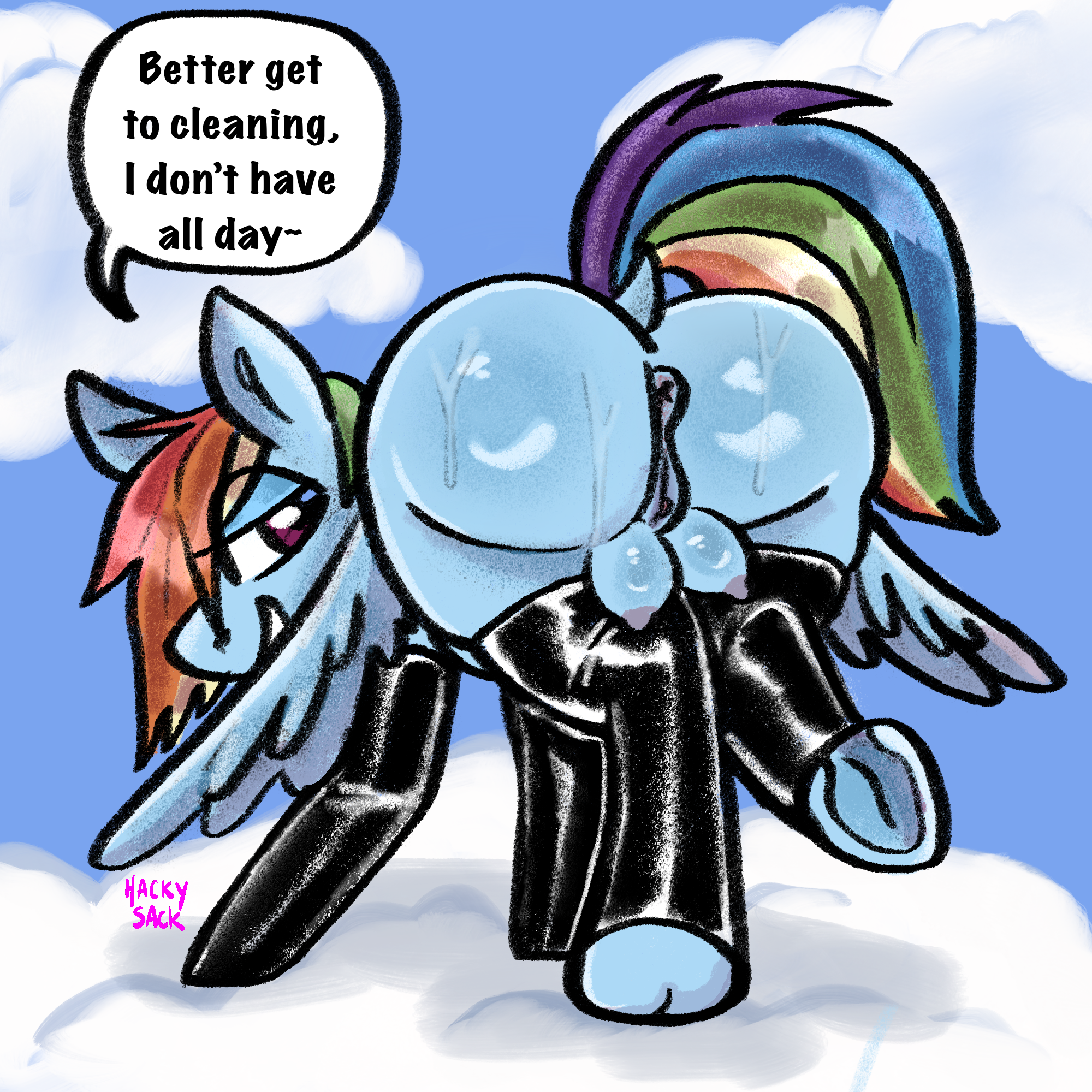 Rainbow Dash (Mlp) Rule 34 Image