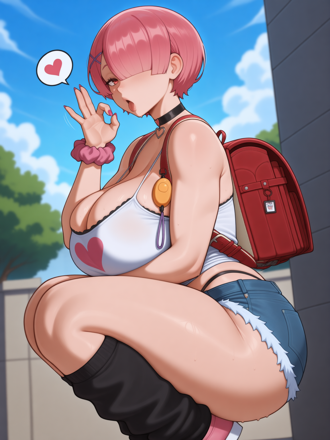 Ram (Re:Zero) Rule 34 Image