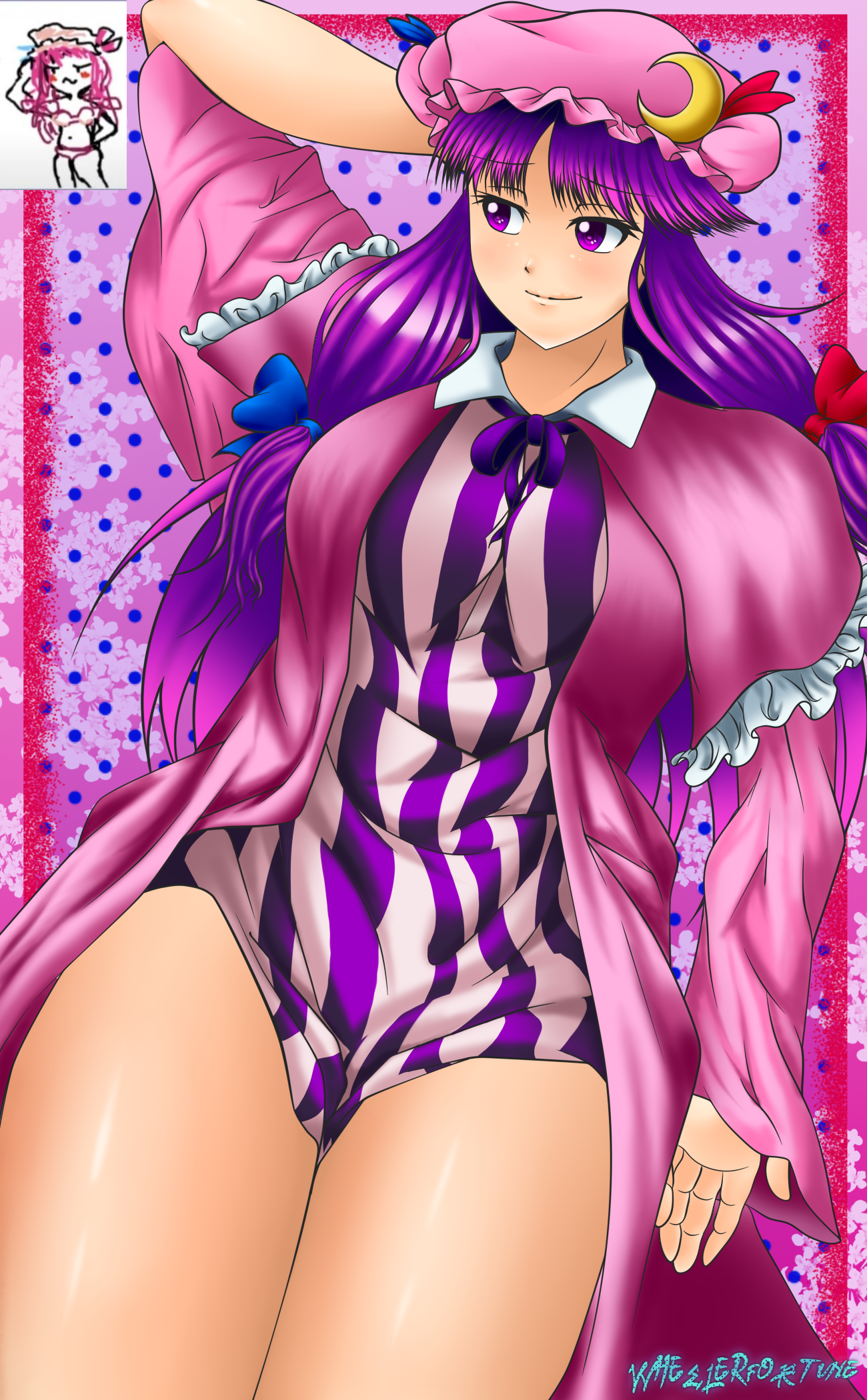 Patchouli Knowledge (Touhou) Rule 34 Image