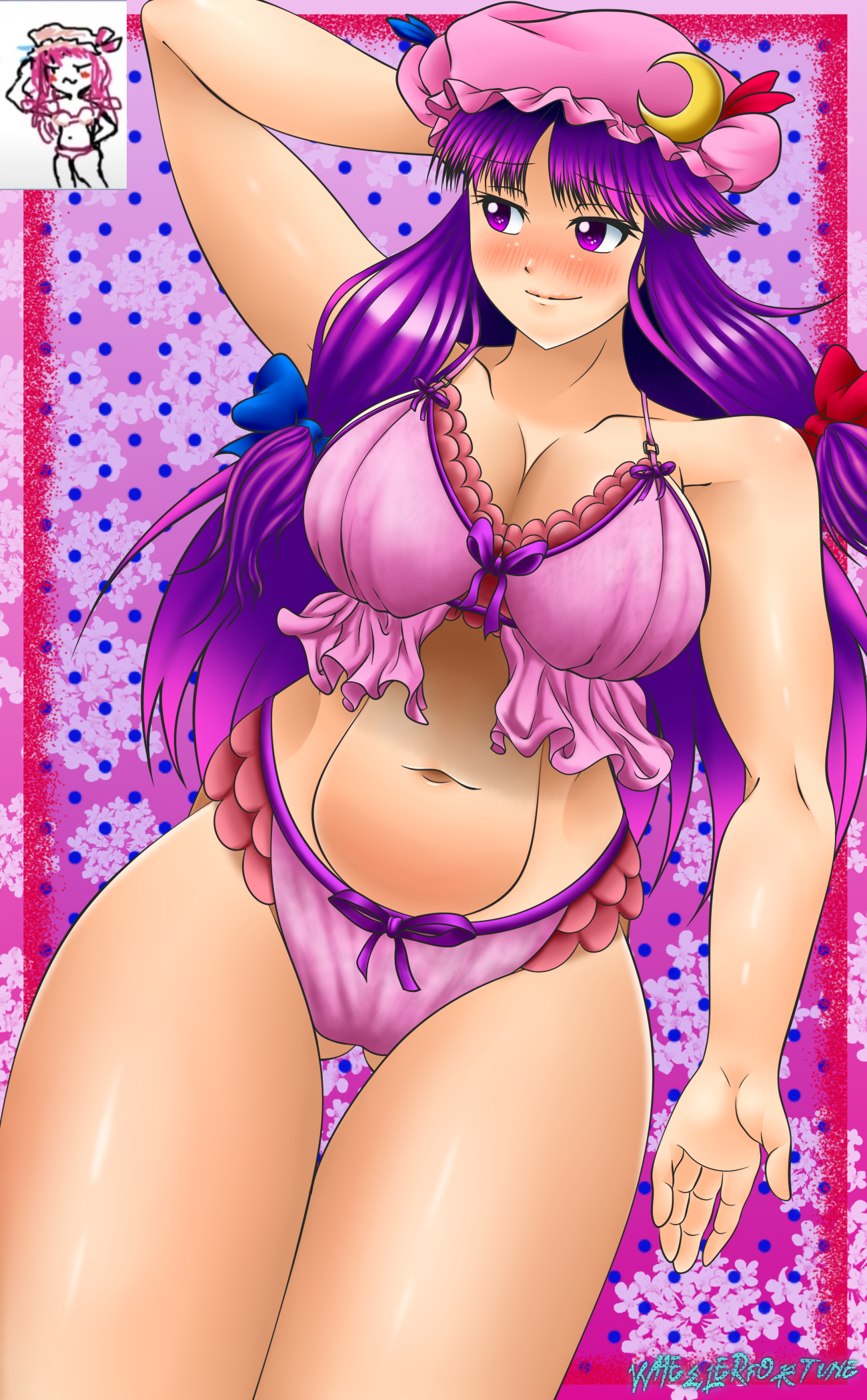 Patchouli Knowledge (Touhou) Rule 34 Image