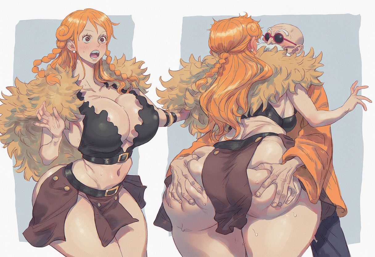 Master Roshi (Dragon Ball) Rule 34 Image