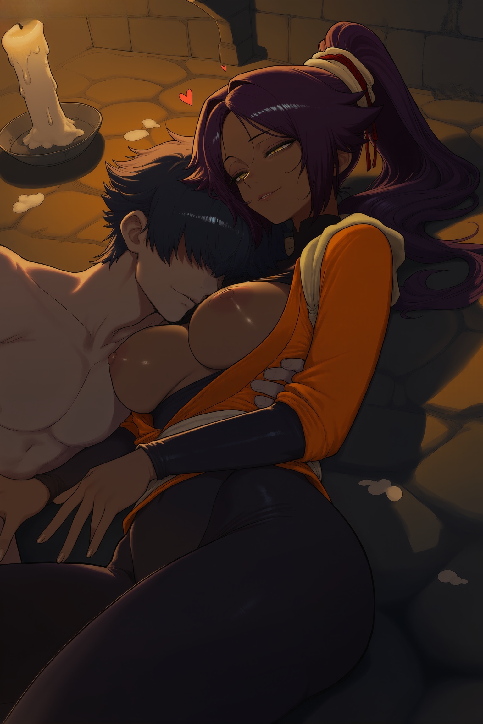Shihouin Yoruichi (Bleach) Rule 34 Image