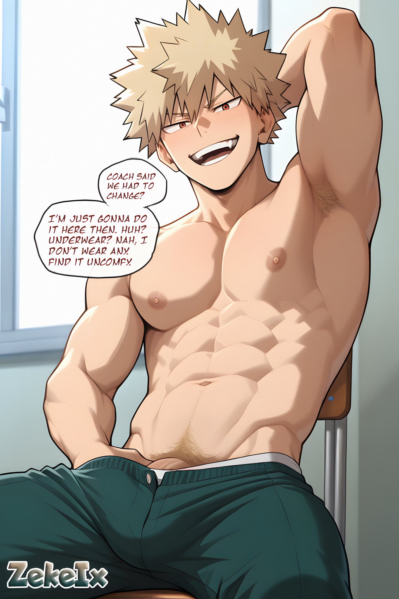 Bakugou Katsuki (Boku No Hero Academia) Rule 34 Image