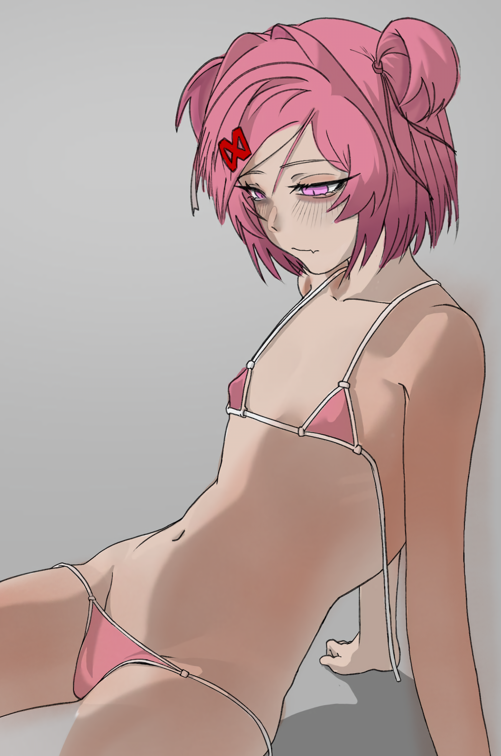 Natsuki (Doki Doki Literature Club) Rule 34 Image