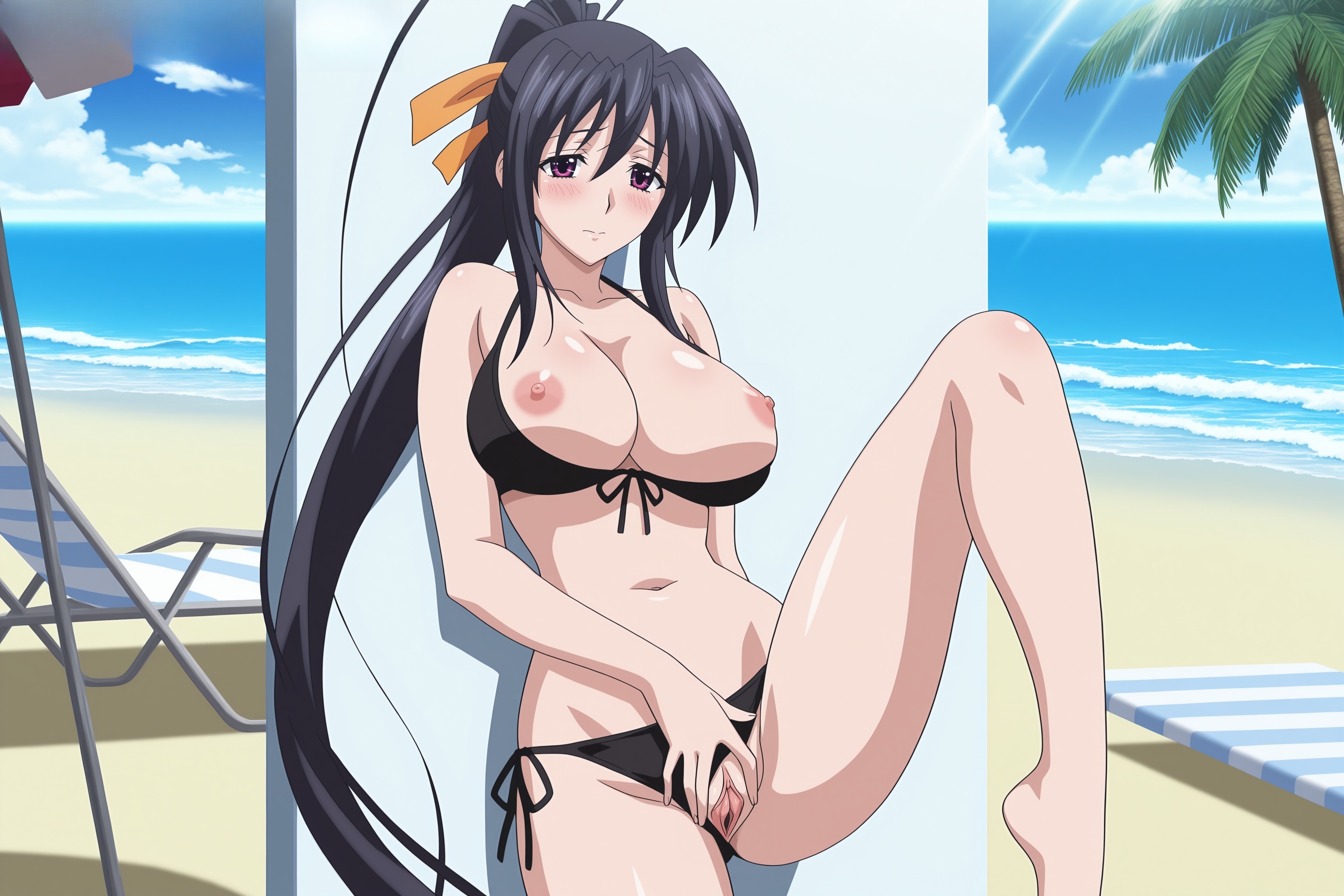 Akeno Himejima (High School Dxd) Rule 34 Image