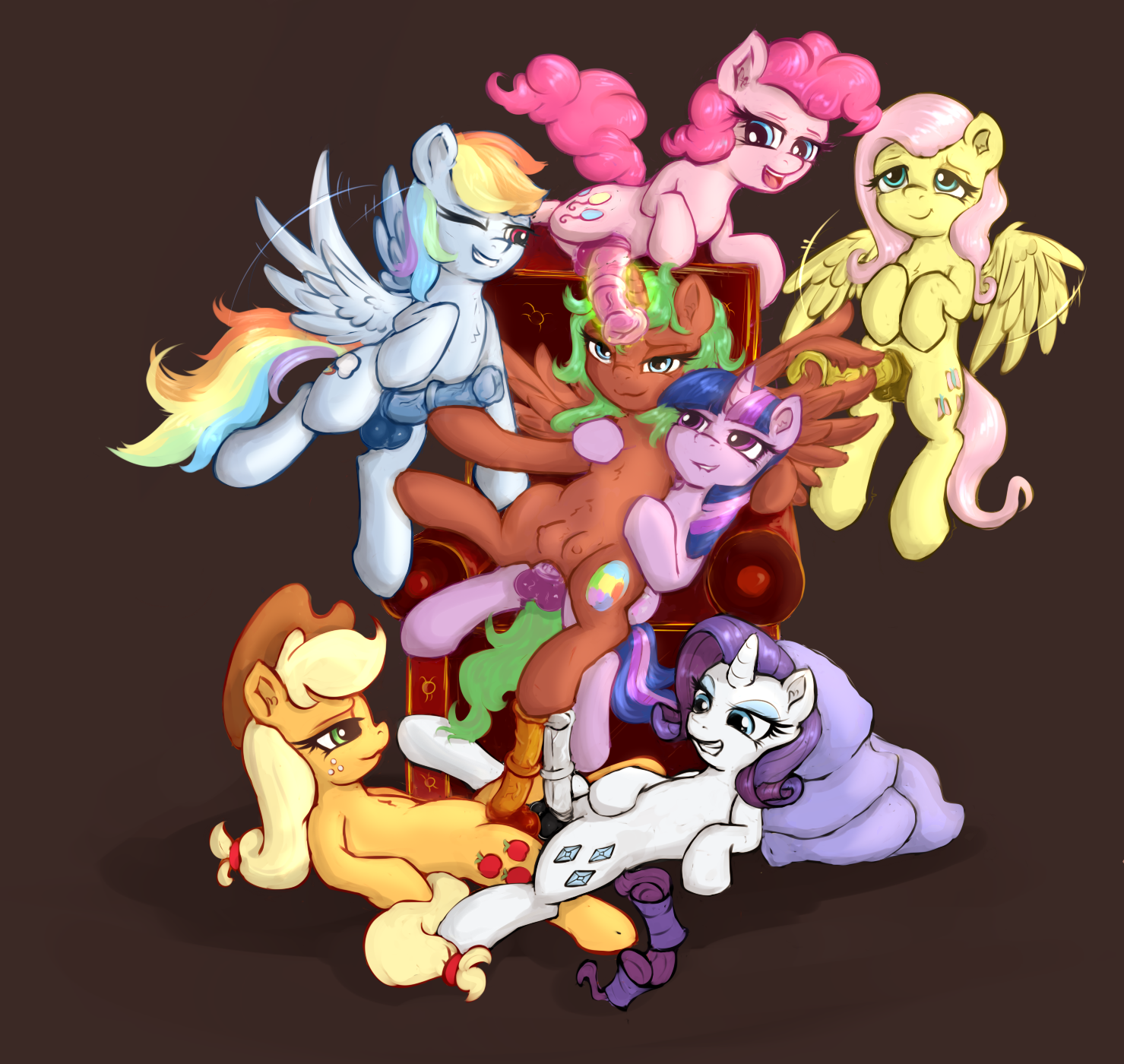 Applejack (Mlp) Rule 34 Image