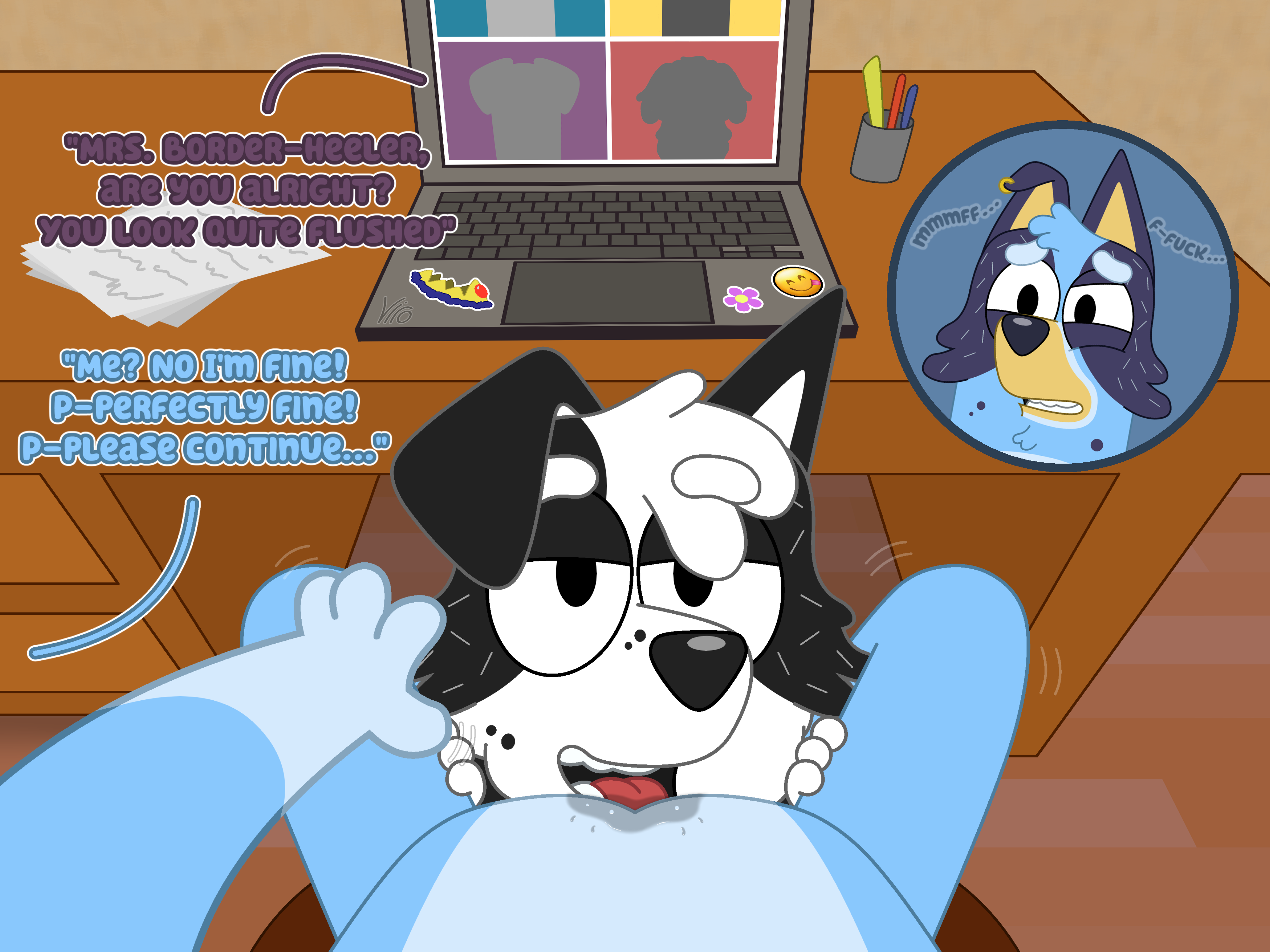 Bluey Heeler (Bluey (Series)) Rule 34 Image