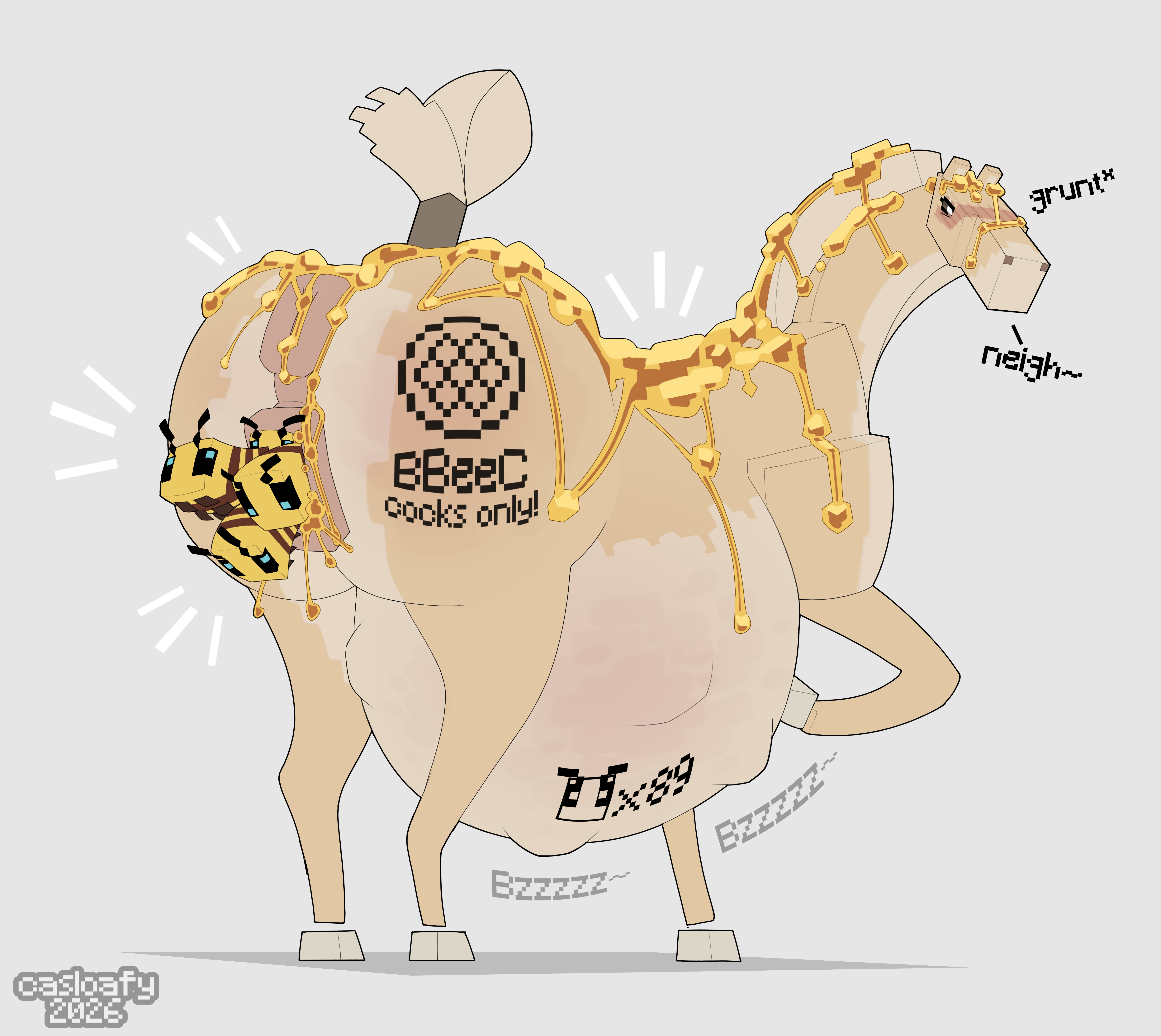 Bee (Minecraft) Rule 34 Image