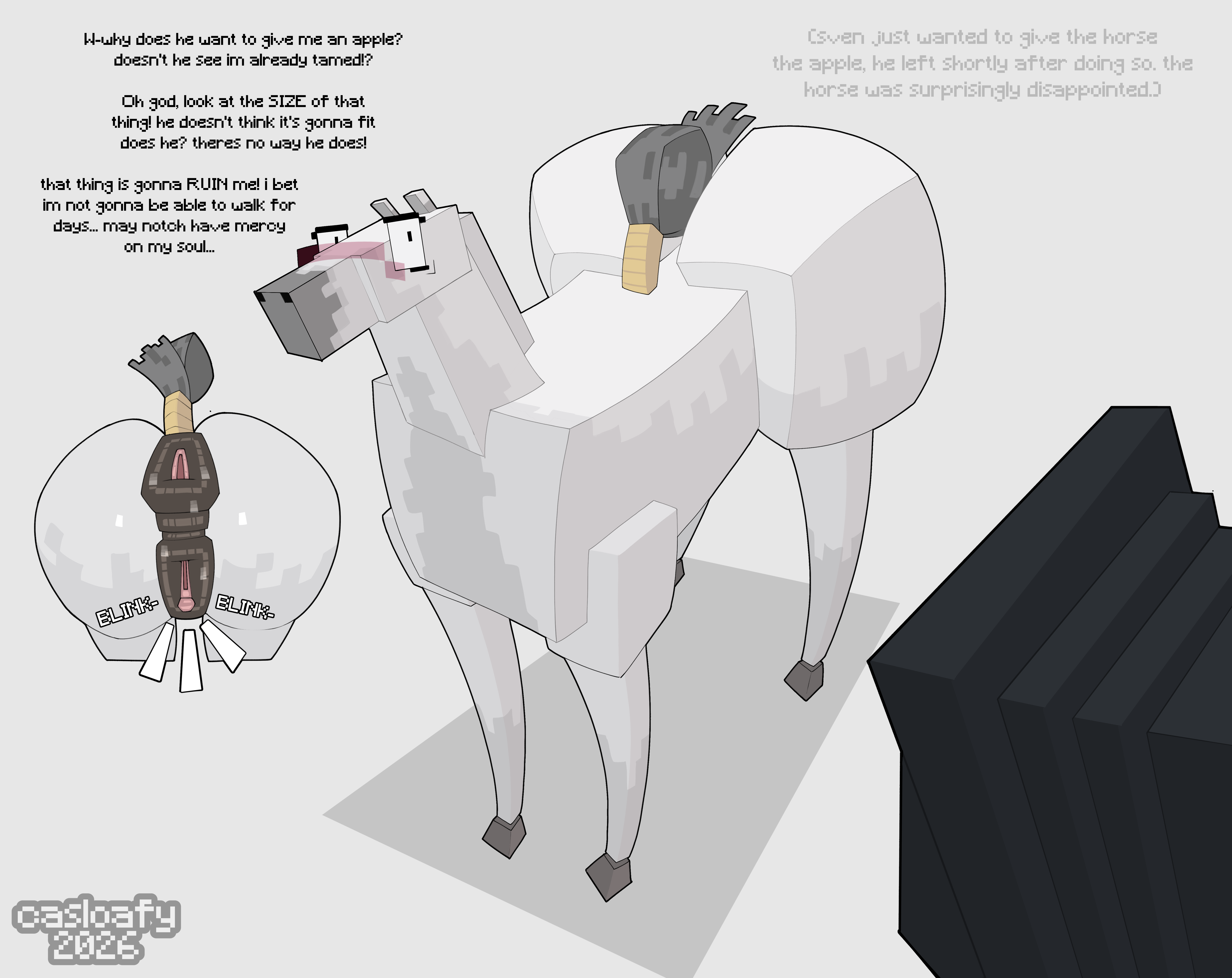 Horse (Minecraft) Rule 34 Image