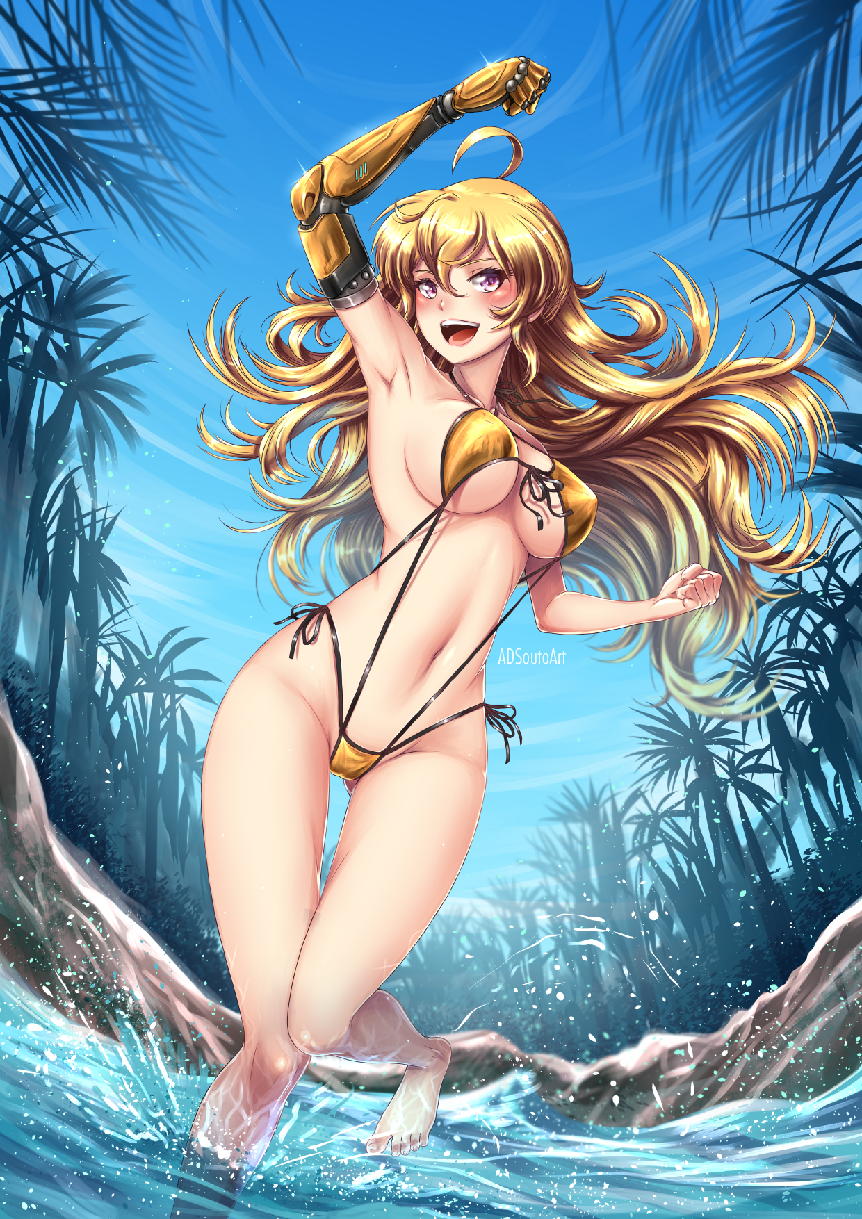 Yang Xiao Long (Rwby) Rule 34 Image