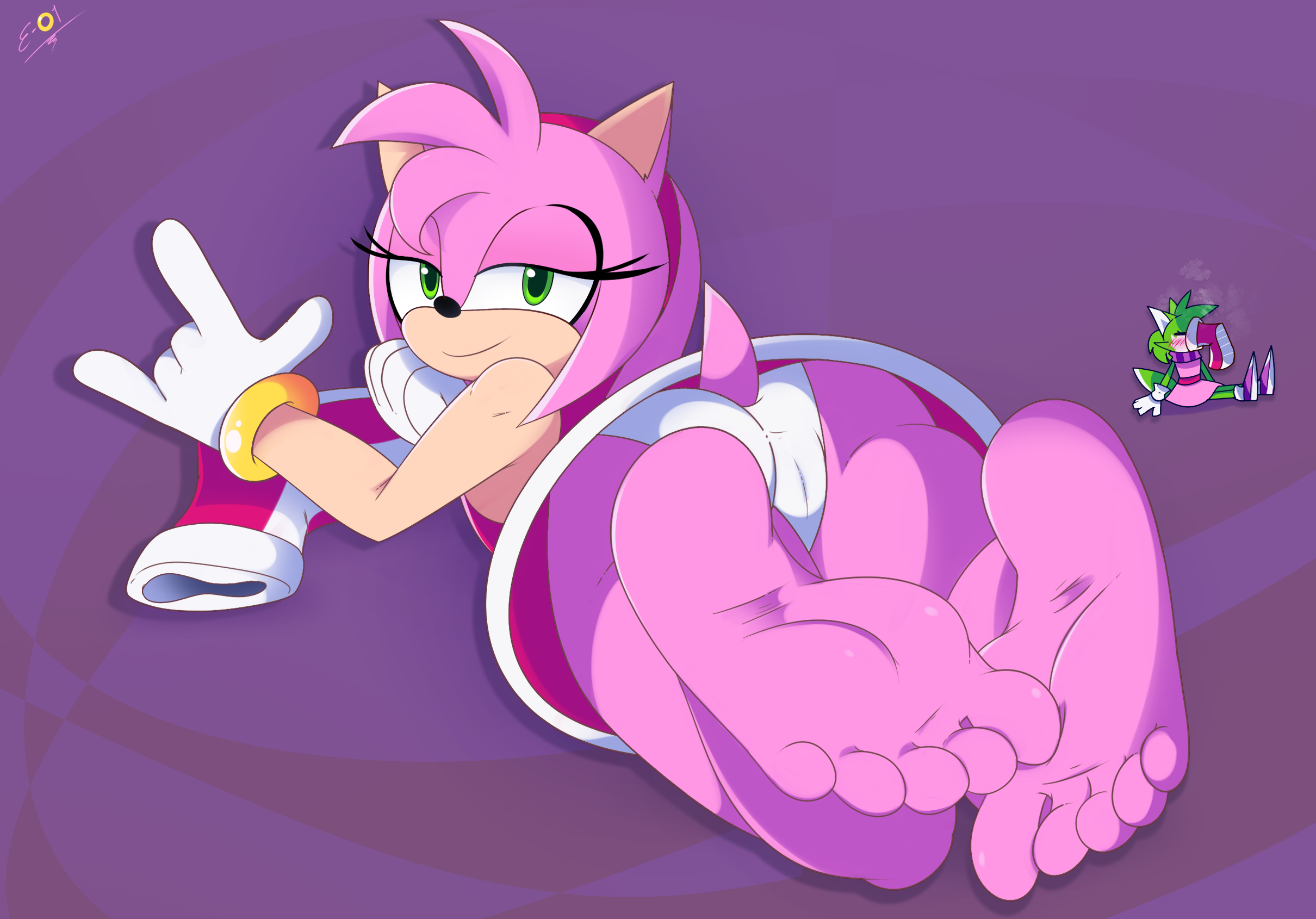 Amy Rose (Sega) Rule 34 Image
