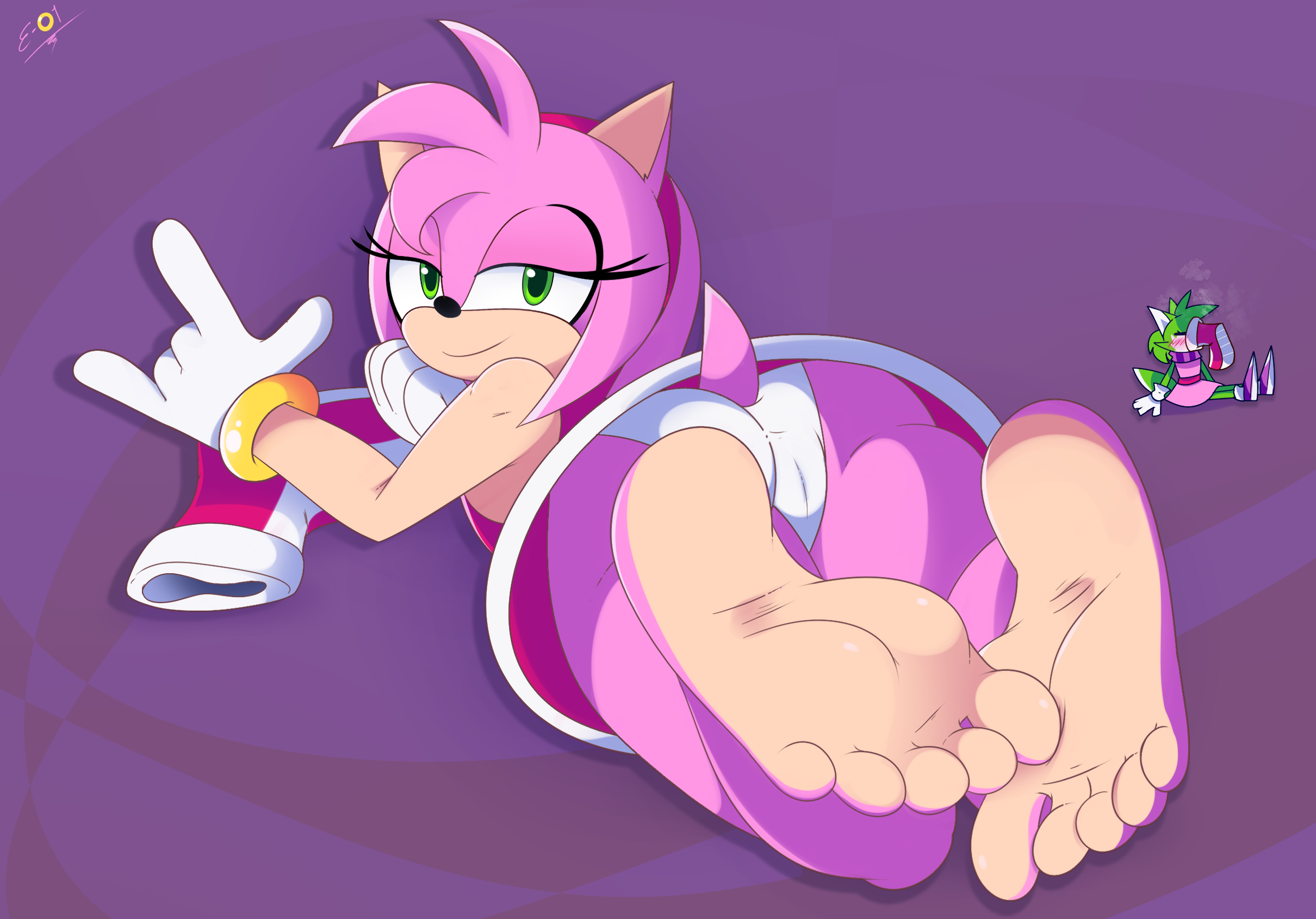 Amy Rose (Sega) Rule 34 Image