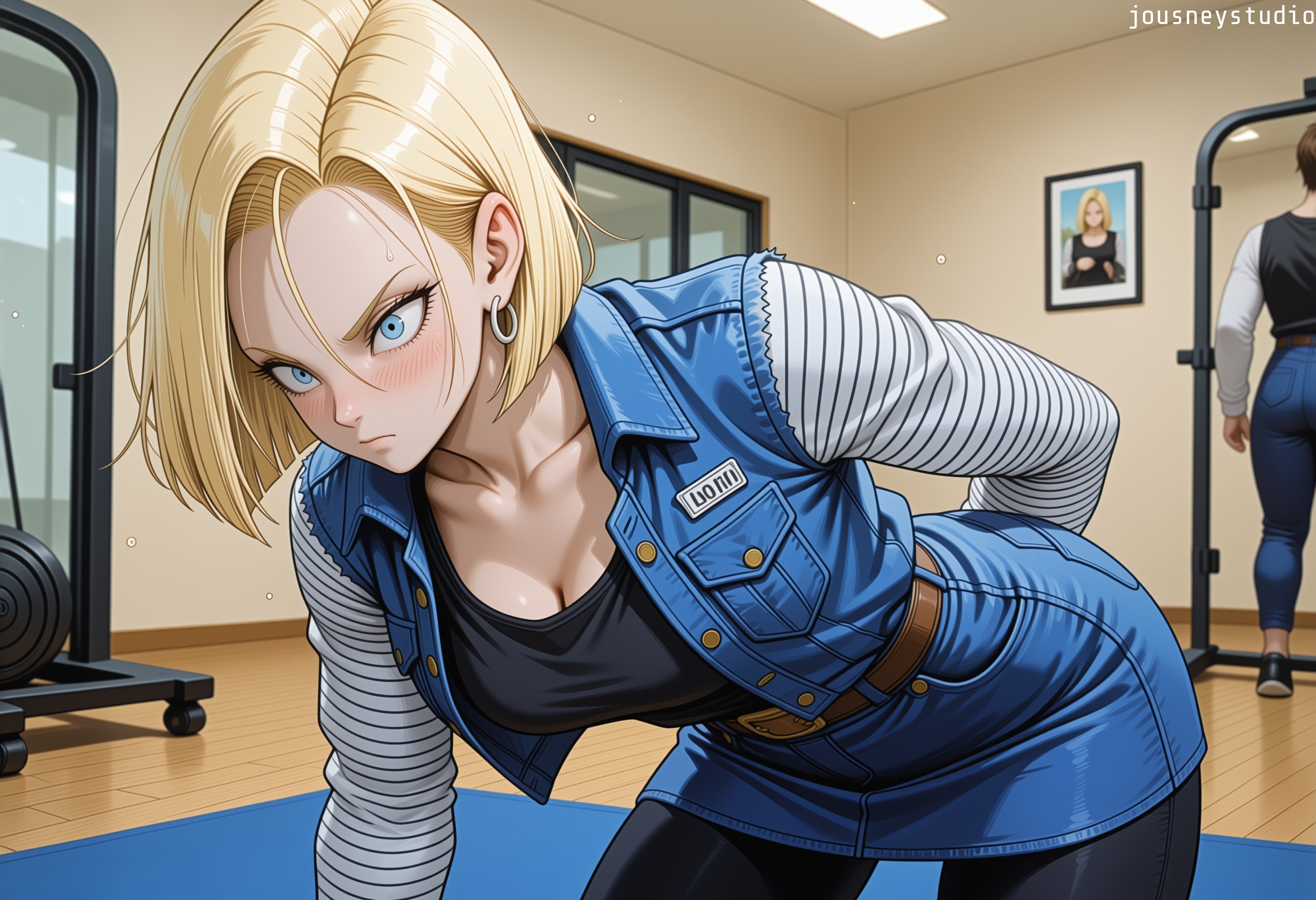 Android 18 (Dragon Ball) Rule 34 Image