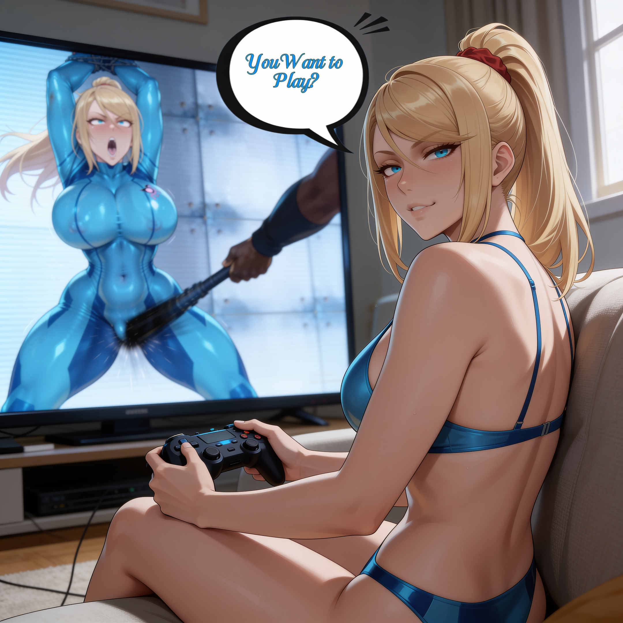 Samus Aran (Metroid) Rule 34 Image
